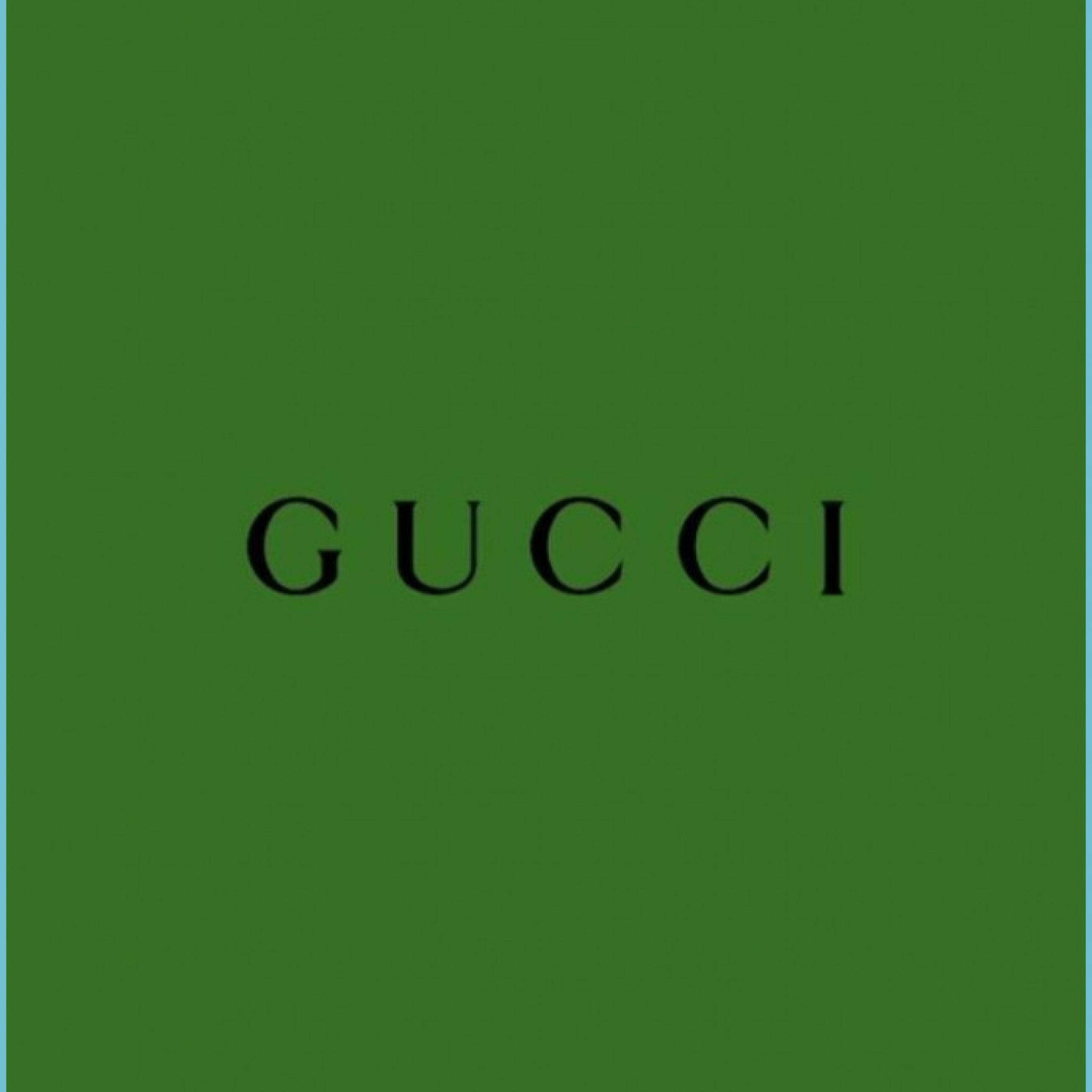 Gucci Равно Зелено Тапет