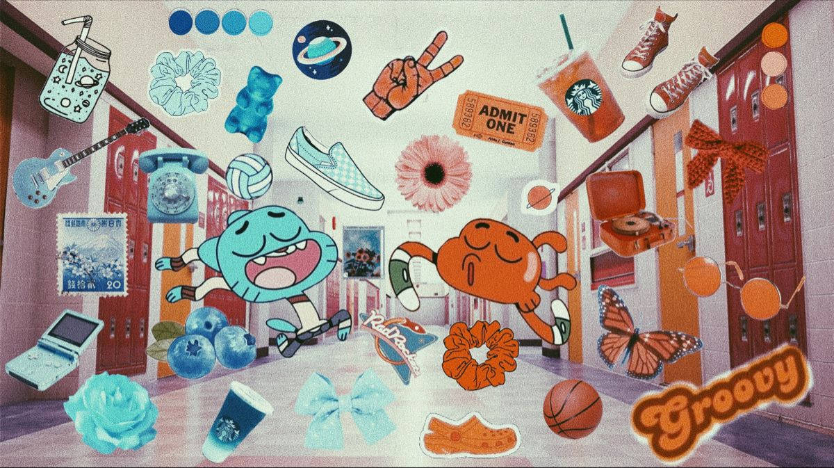 Gumball Darwin Стикери Естетика Тапет