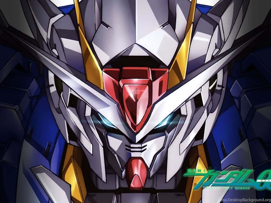Gundam десктоп с лого Тапет