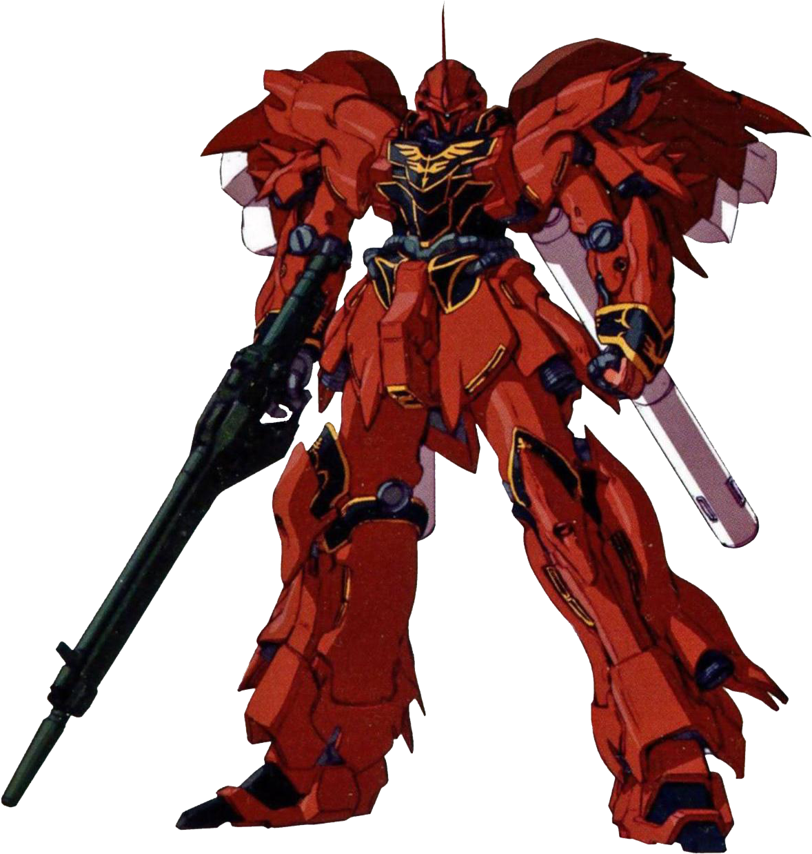 Червен мобилен костюм от Gundam Тапет