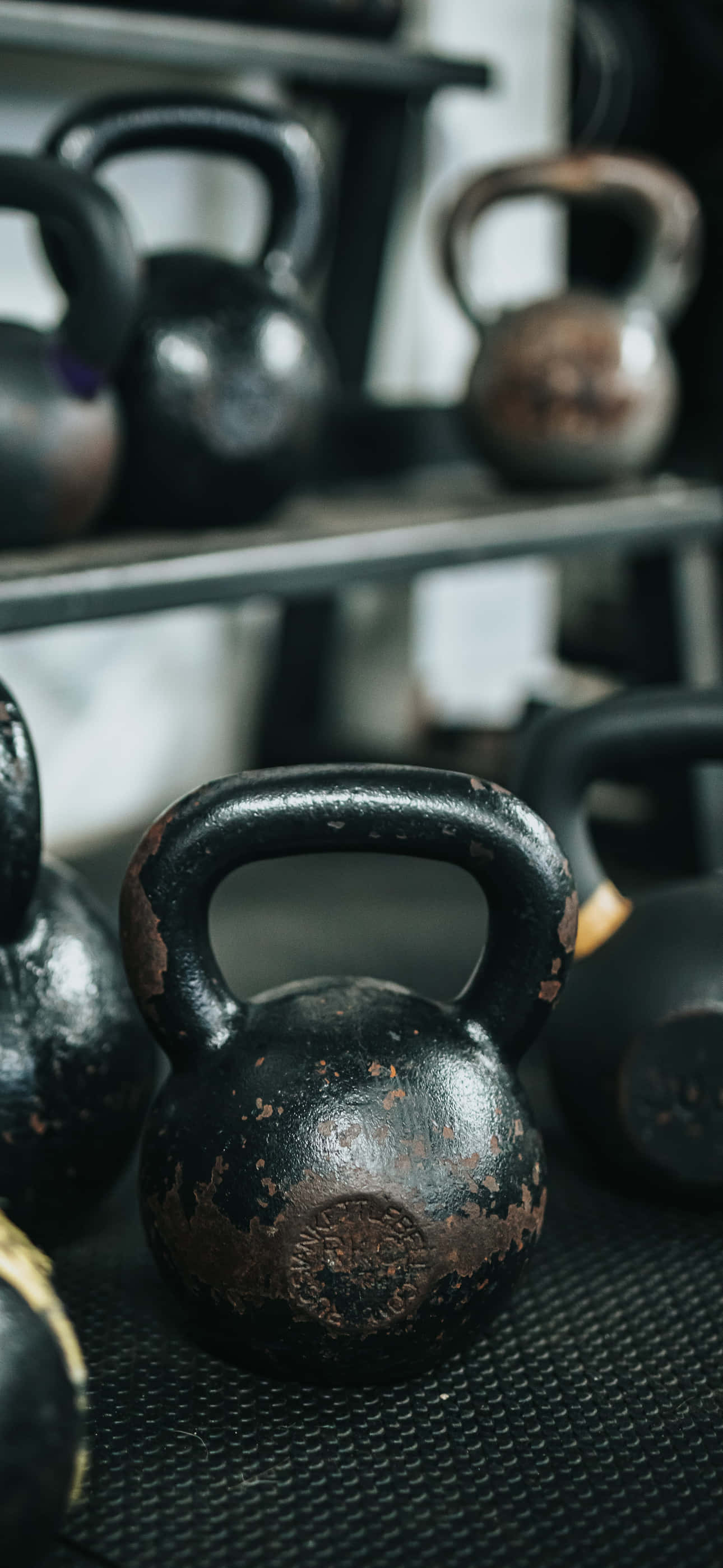 Държите мотивация високо и всегда следите за вашия прогрес с Gym iPhone Тапет