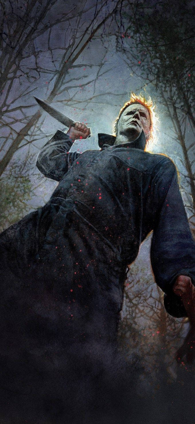 Страшно страшен Halloween iPhone Тапет