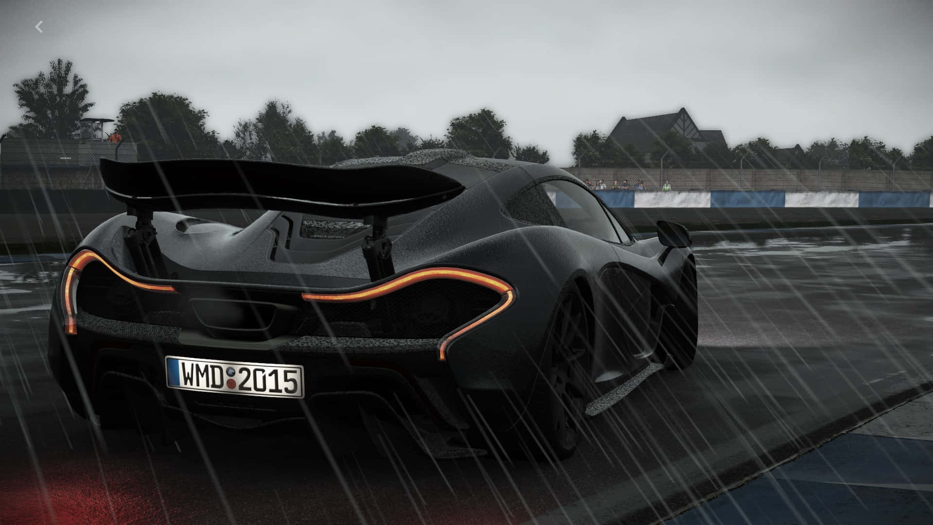 HD Project Cars Дъжд McLaren P1 Фон Тапет