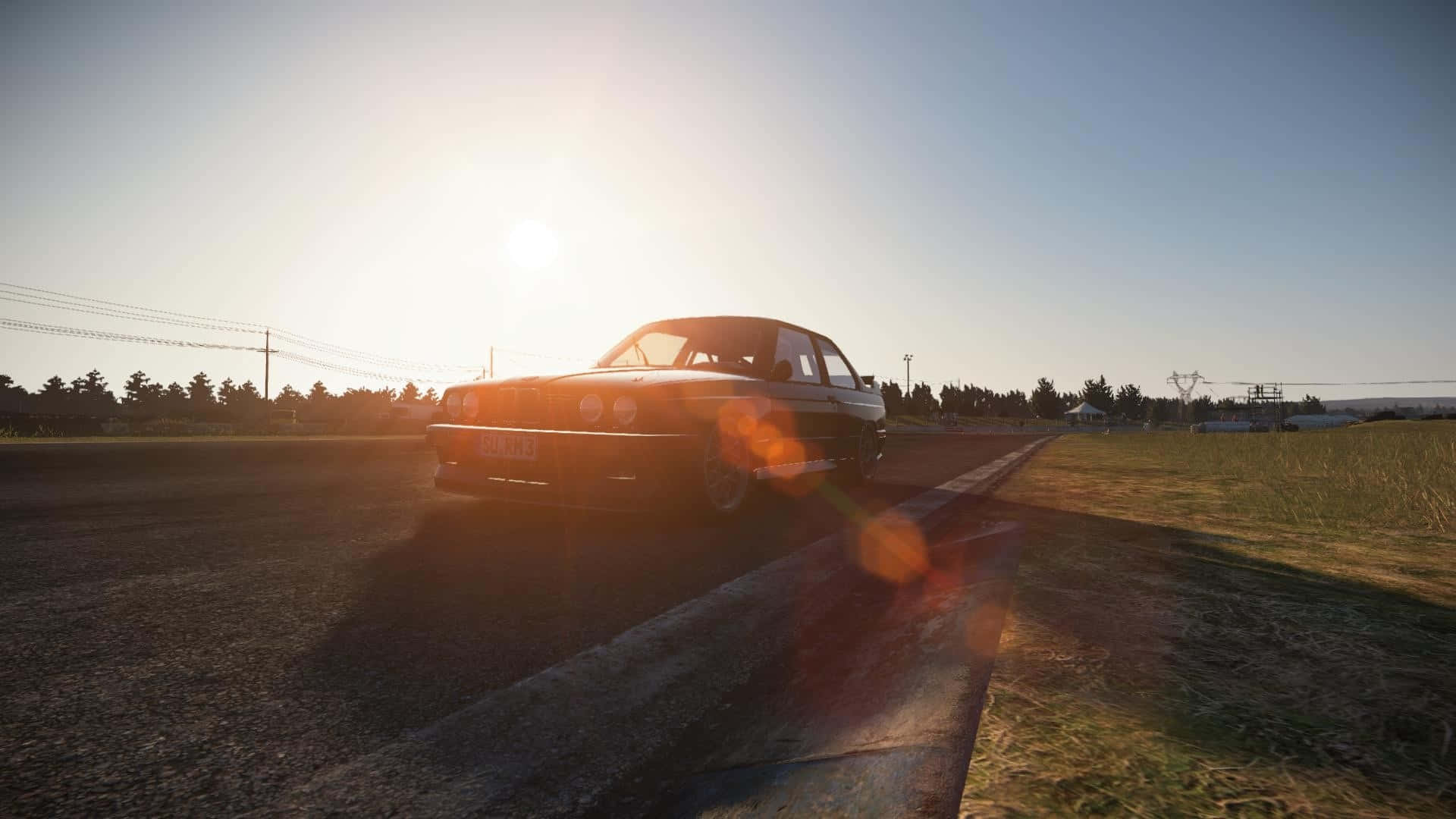 HD Project Cars Слънчеви Лъчи Фон Тапет