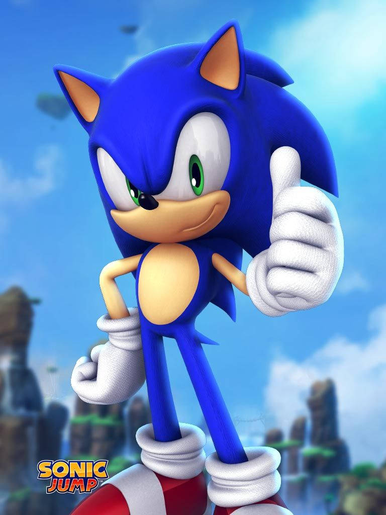 HD корица на играта Sonic Jump Тапет