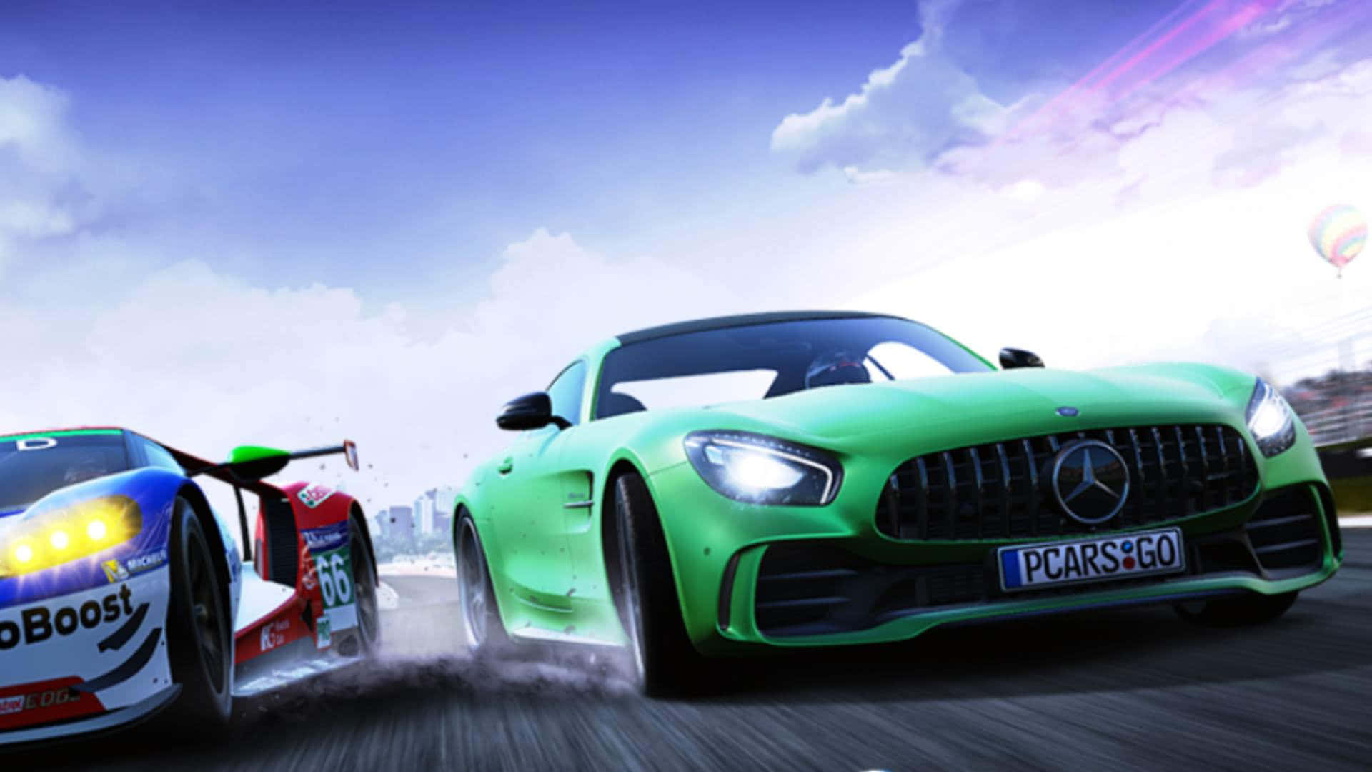 HD фон Project Cars Go мобилна игра Тапет