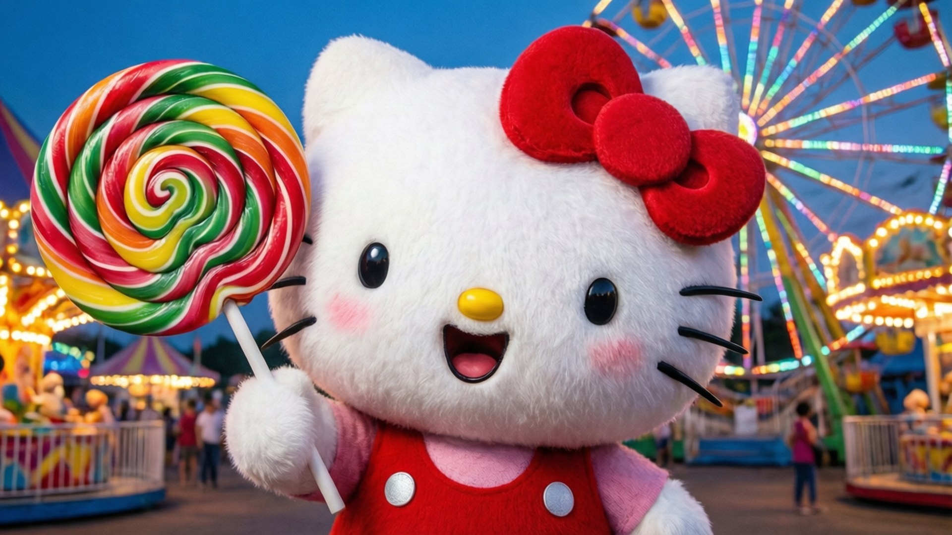 Карнавал Hello Kitty Тапет
