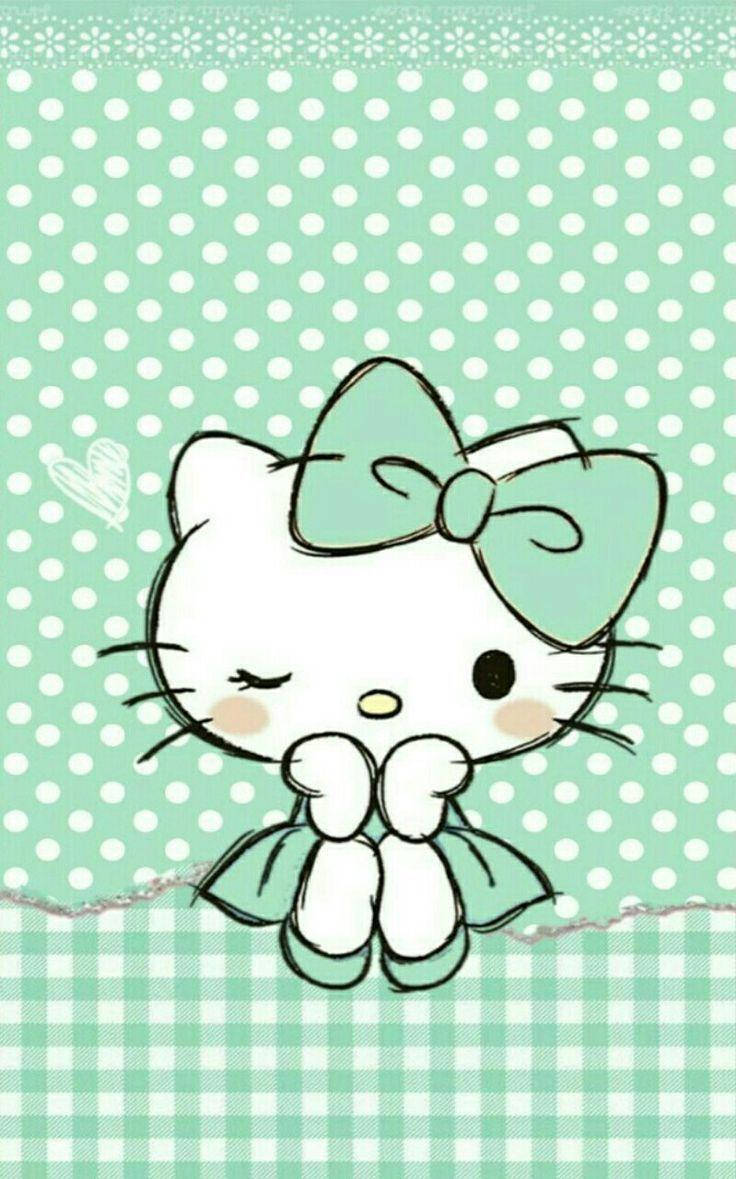 Естетика на Hello Kitty с точки Тапет