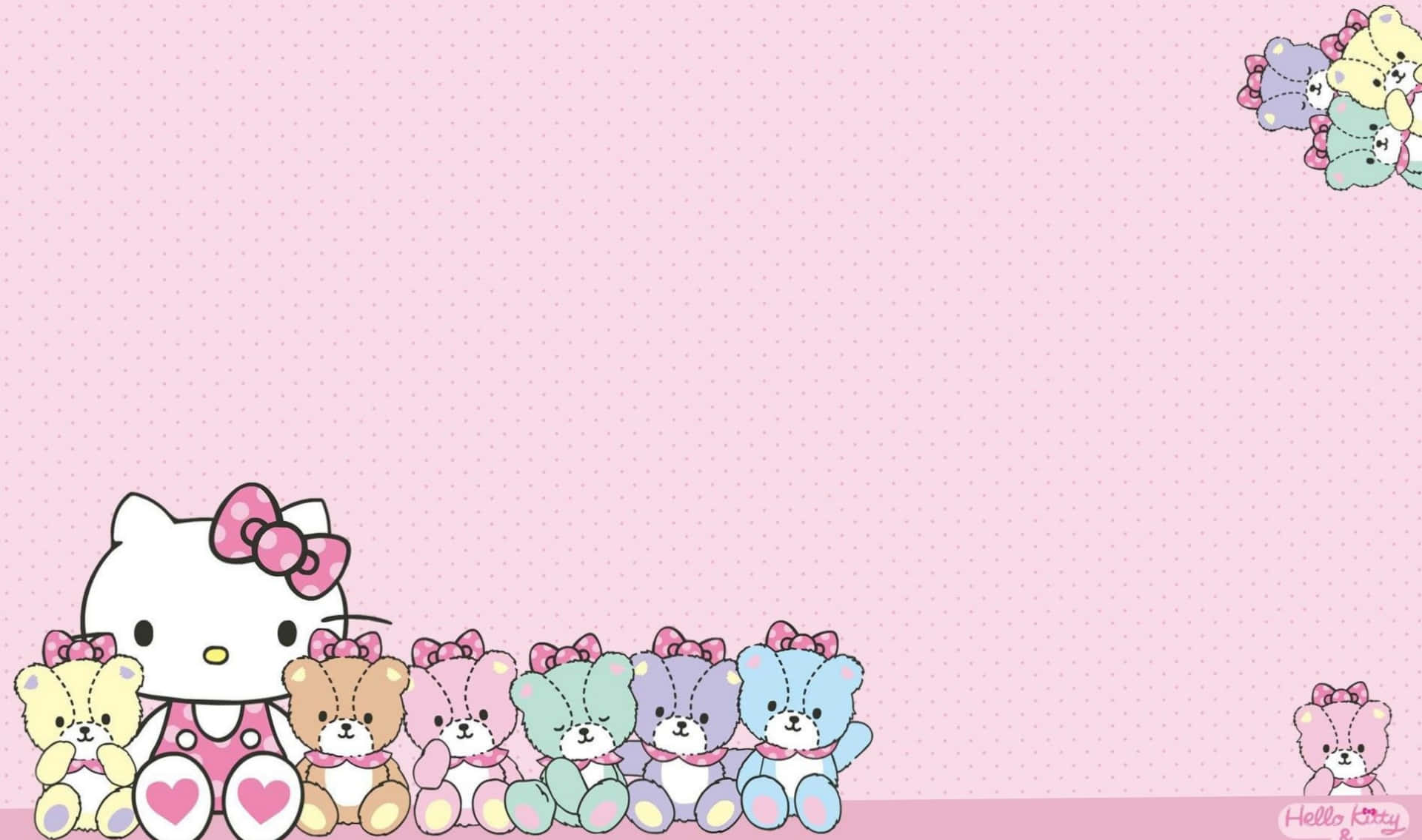 Очарователен фон за лаптоп с Hello Kitty Тапет
