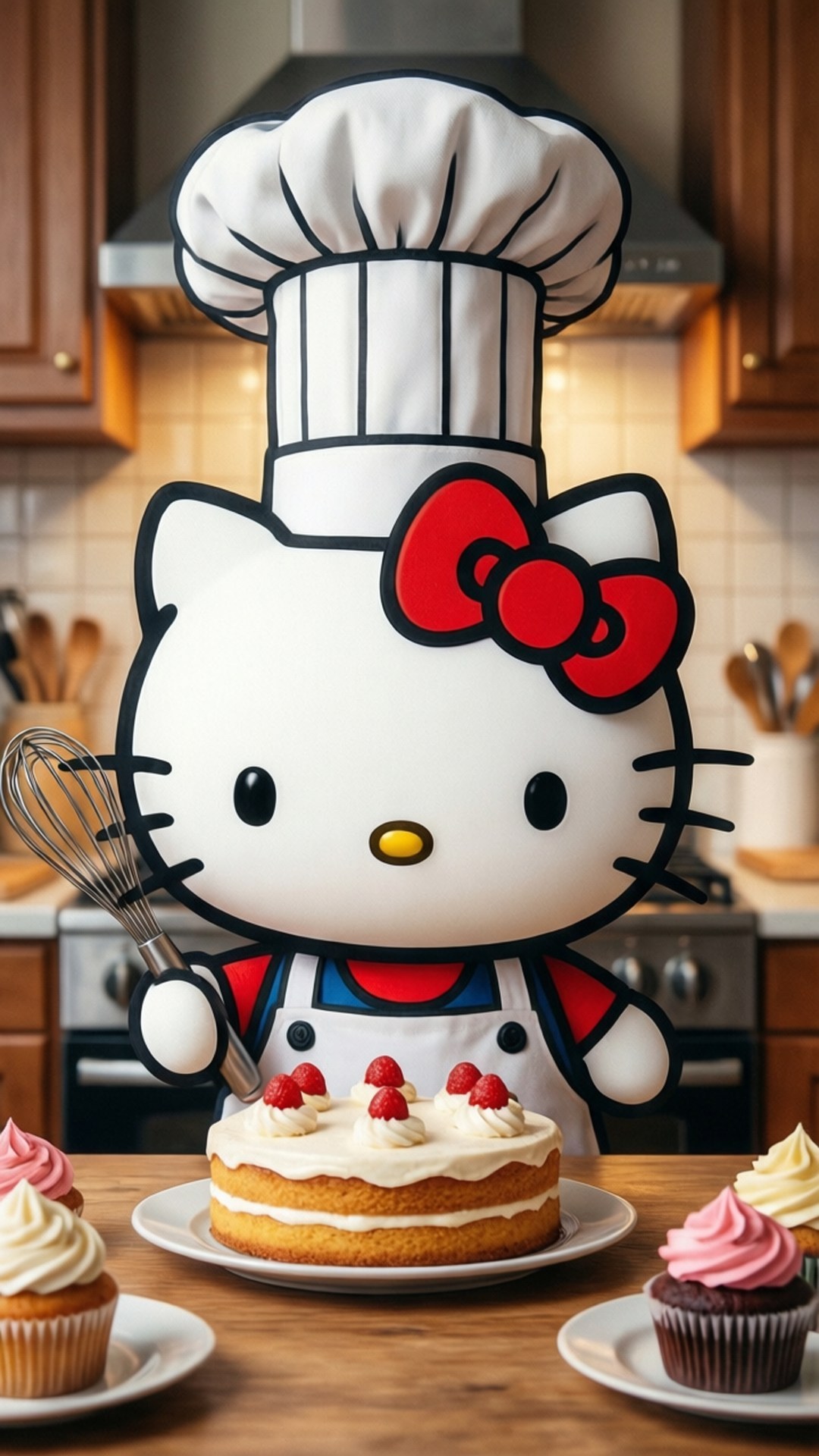Готвачка Hello Kitty Тапет