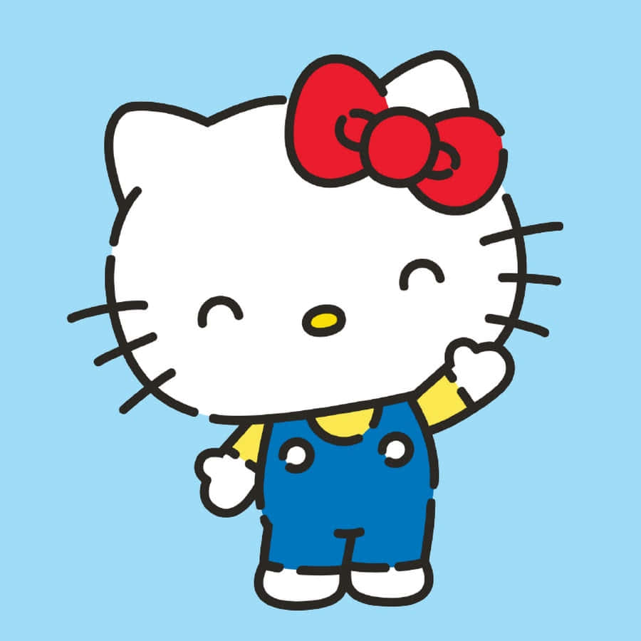 Разпространяване на щастие с Hello Kitty Тапет