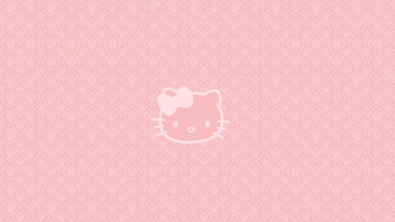 Hello Kitty Grunge Pink Aesthetic лаптоп Тапет