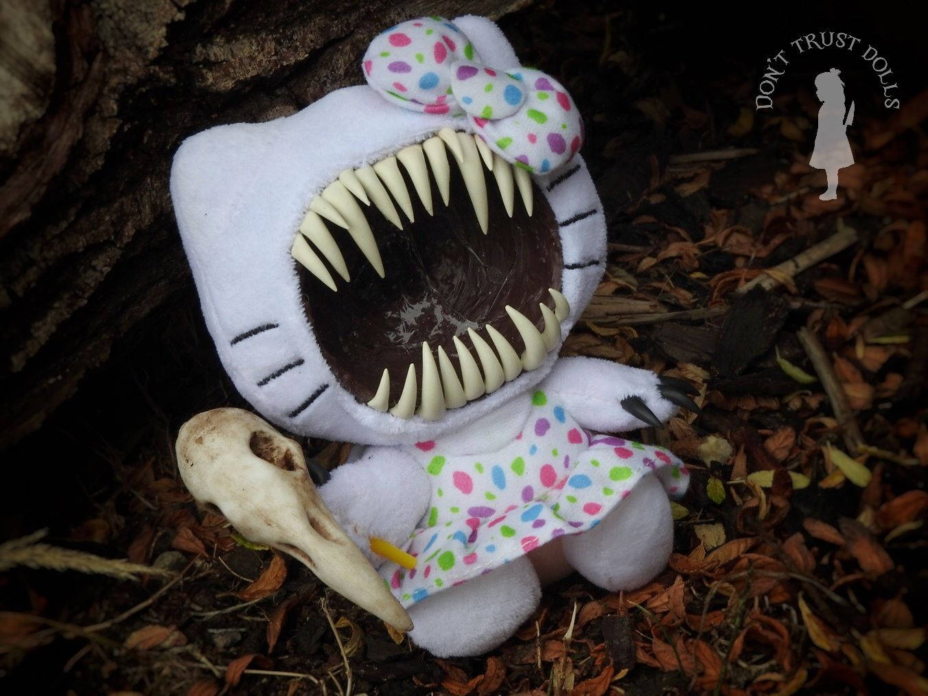 Веном Hello Kitty Хелоуин Тапет