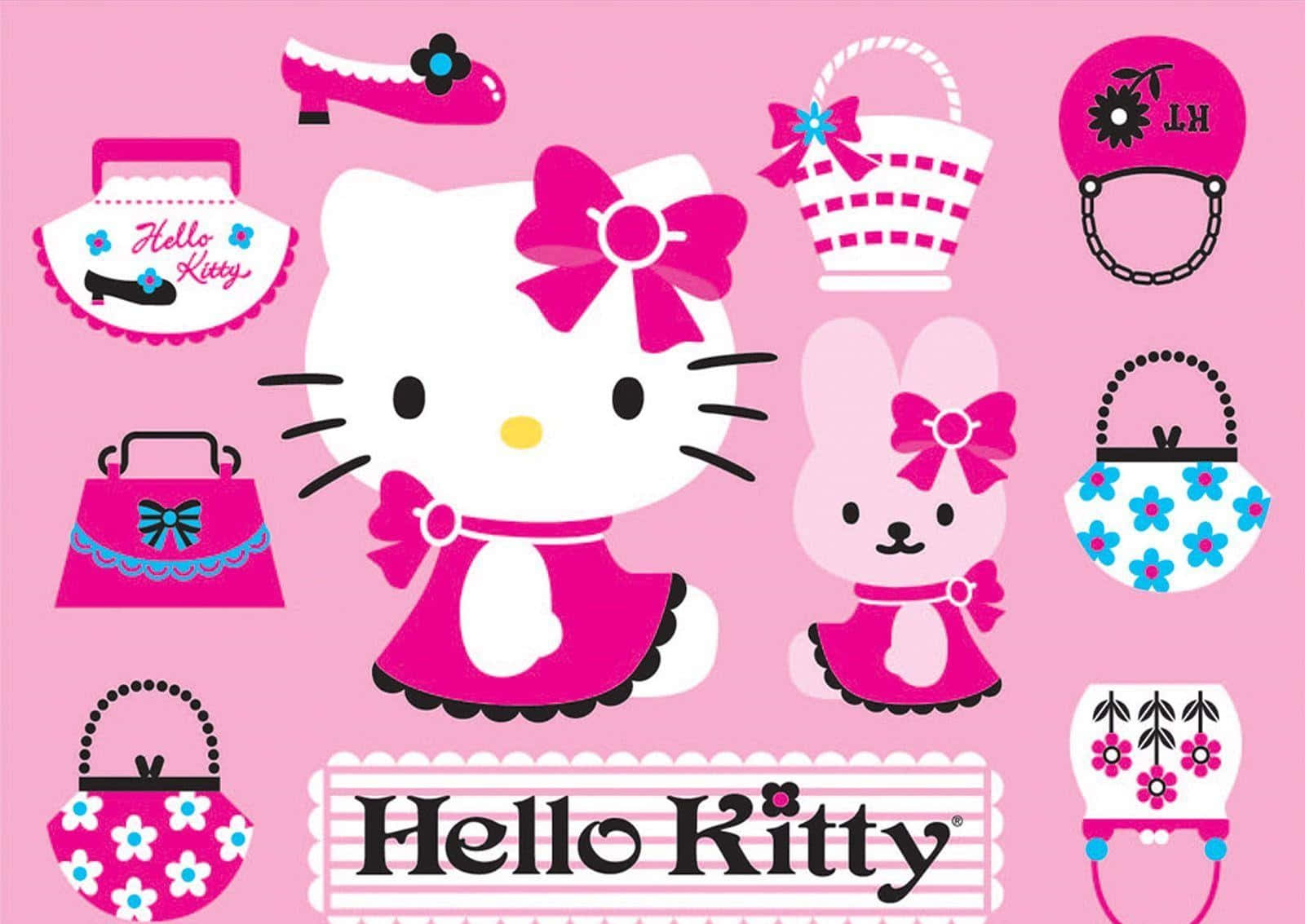 Hello Kitty Лаптоп Чанти Тапет