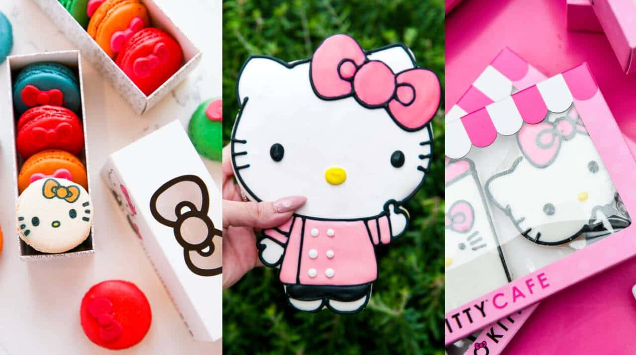 Hello Kitty показва сладката си страна Тапет