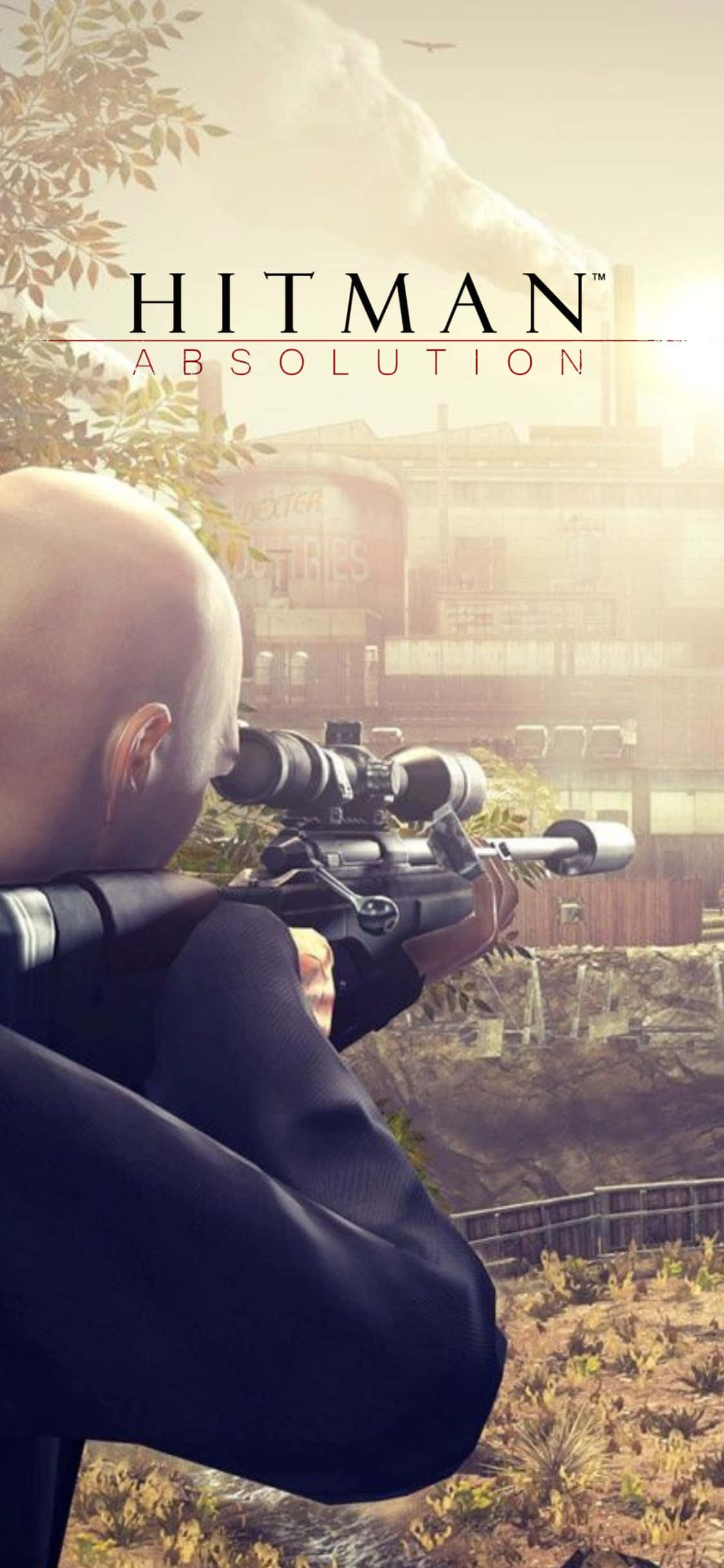 Издигни гейминг изживяването си на ново ниво с Hitman Absolution за iPhone X. Тапет
