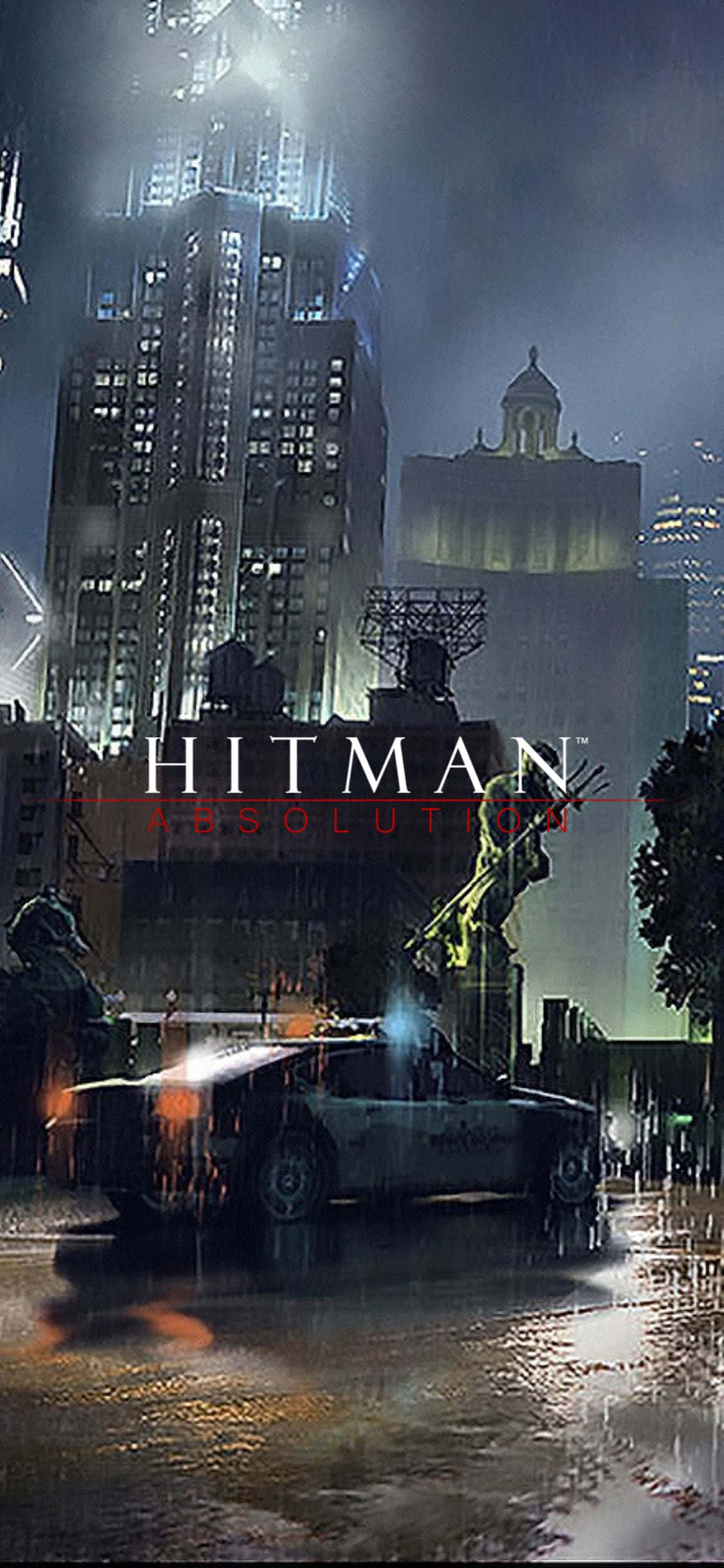 Hitman Absolution: Трилер Игра със Смел iPhone X Вид Тапет