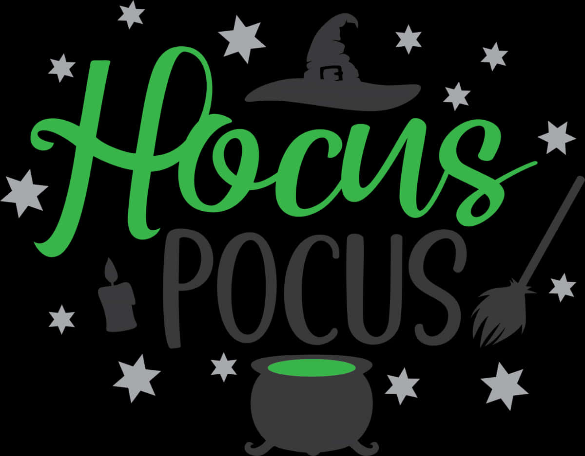 Магически елементи на вещици от Hocus Pocus Тапет