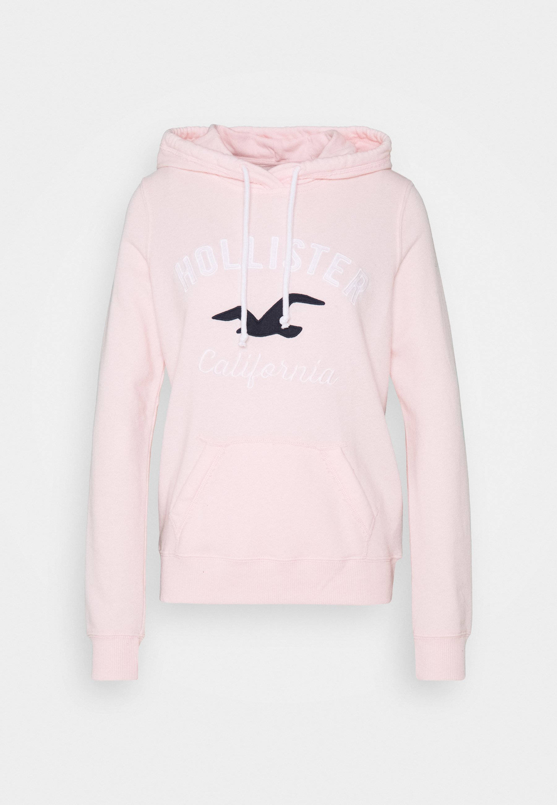 Светло розово яке с качуля Hollister Тапет