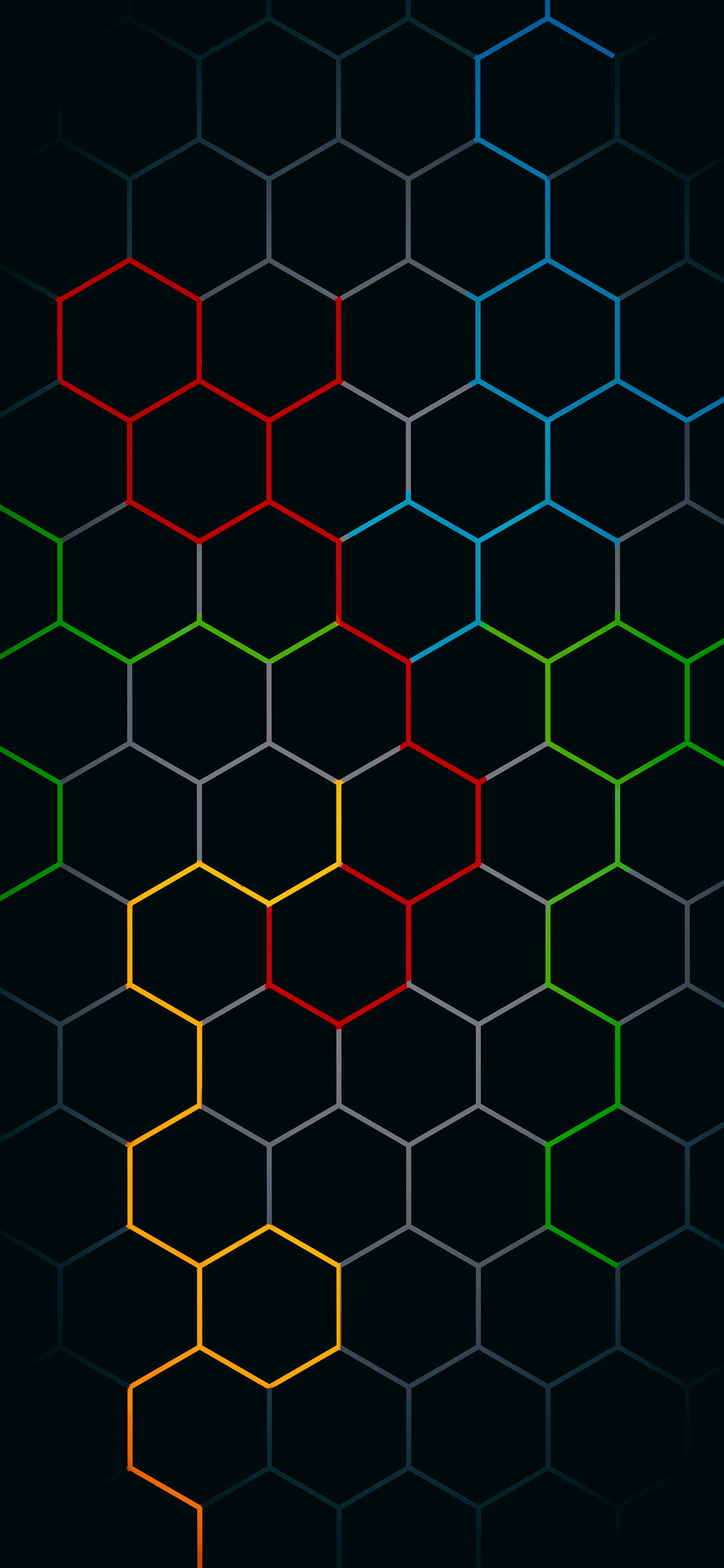 Honeycomb OLED Phone Тапет