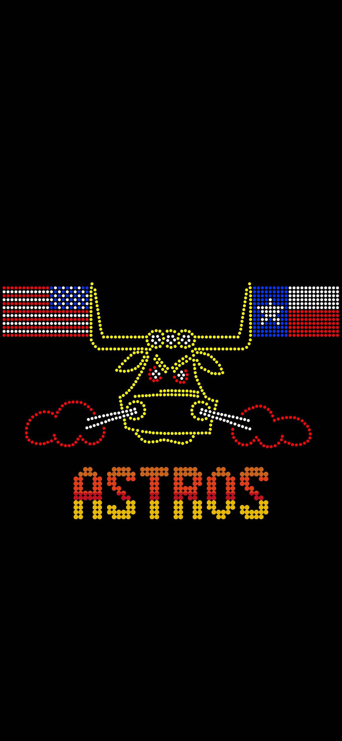 Houston Astros стилизиран тексаски бик Тапет