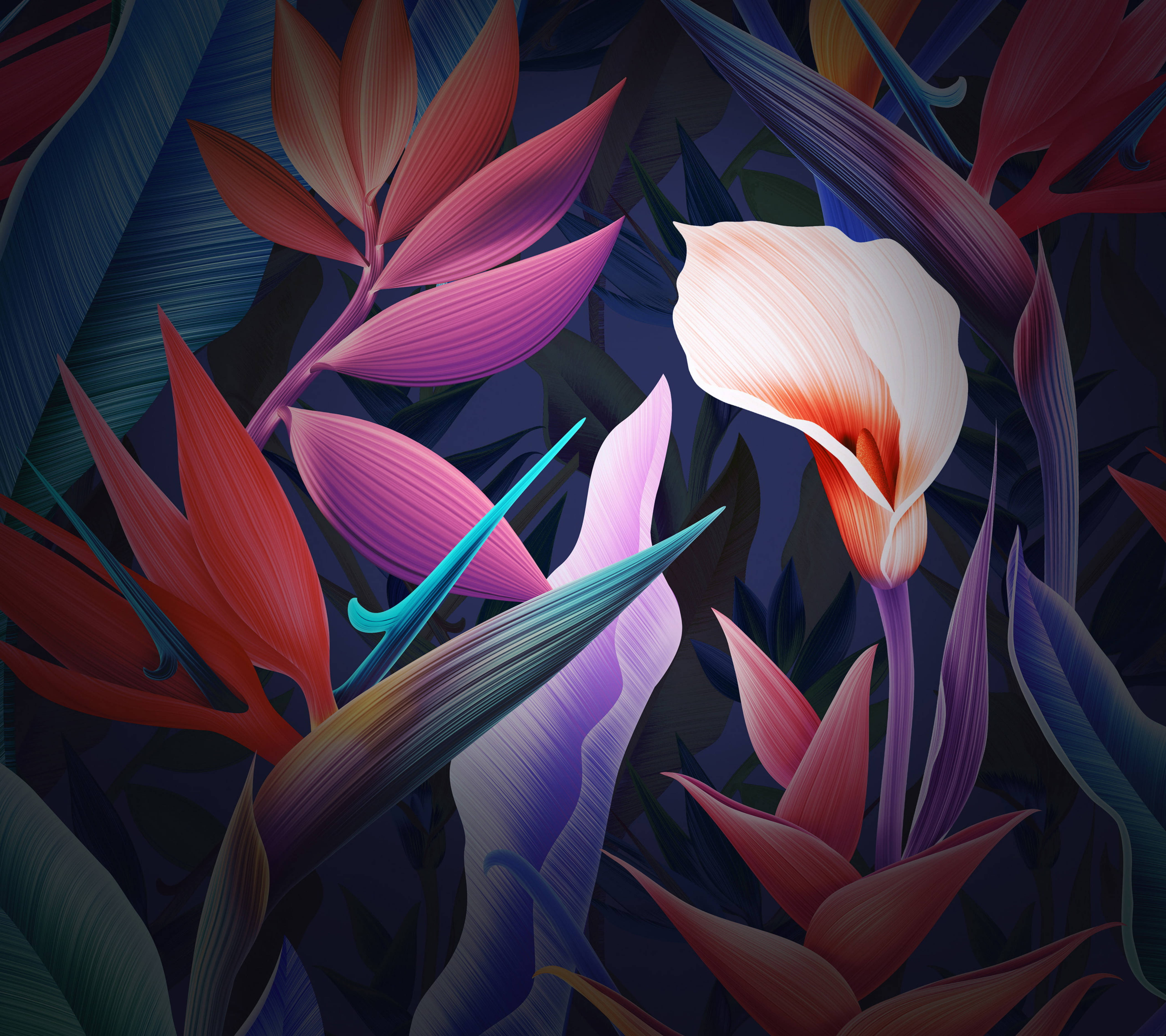 Huawei Mate 10 Pro Floral Тапет