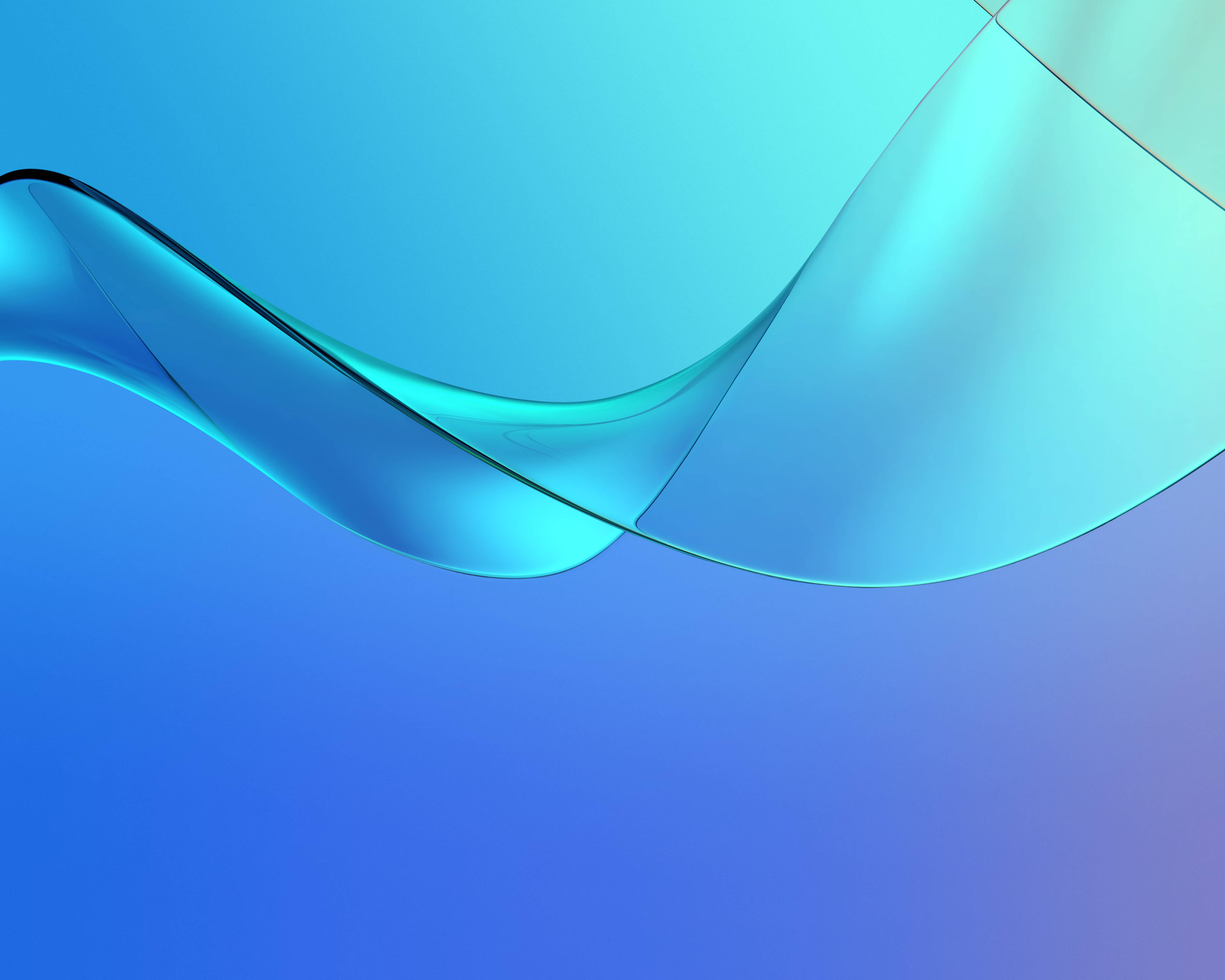 Huawei MediaPad M5 Сини Криви Тапет