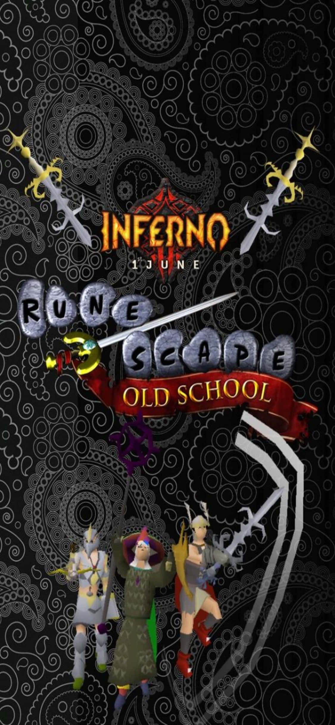 Inferno с iPhone X Runescape Oldschool фон Тапет
