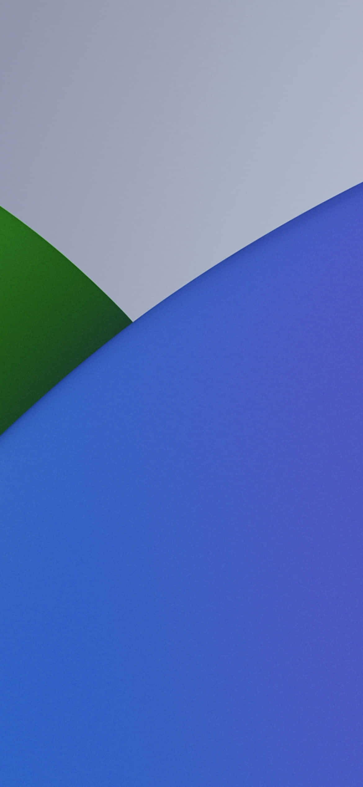 iOS 13 Син Кръг Фон Тапет