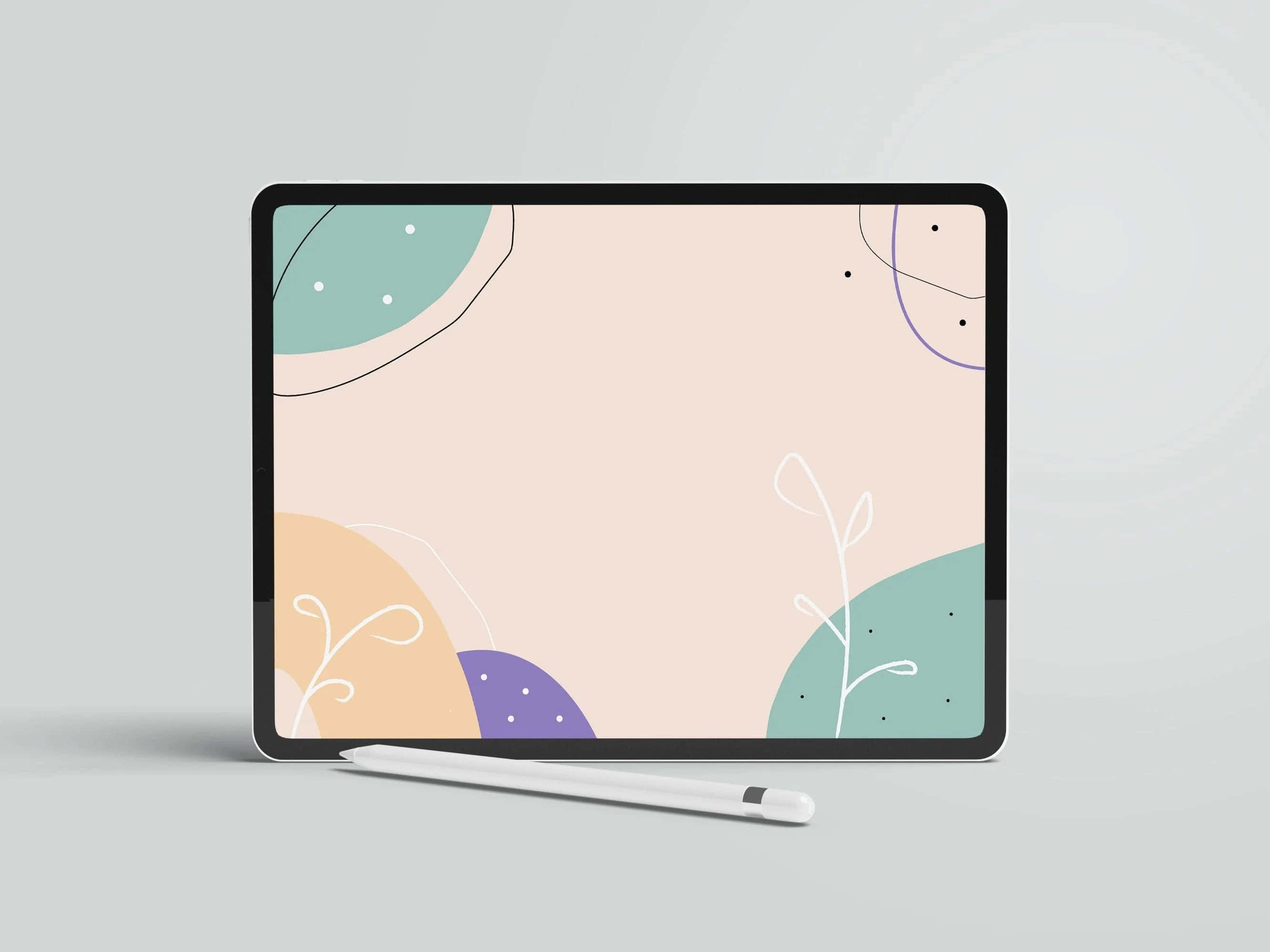 Стилен и модерен естетичен iPad Тапет