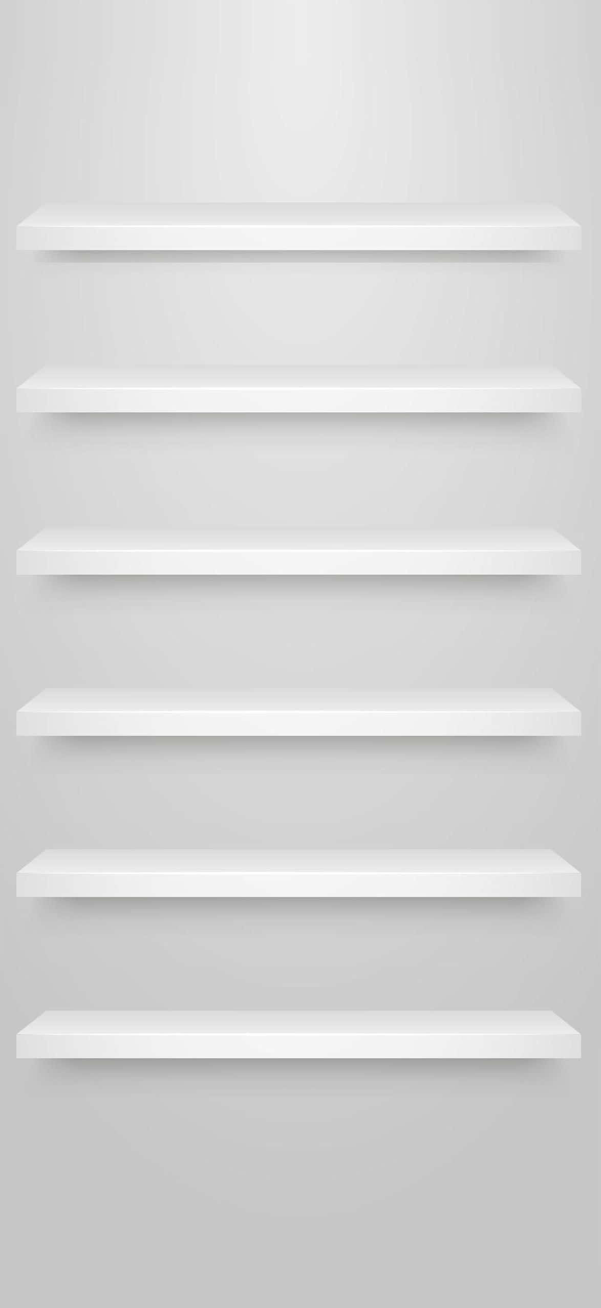 Бели рафтове за iPhone Тапет
