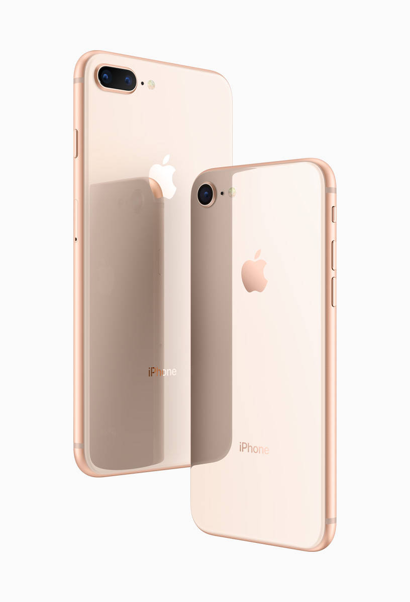 iPhone 8 Rose Gold Тапет