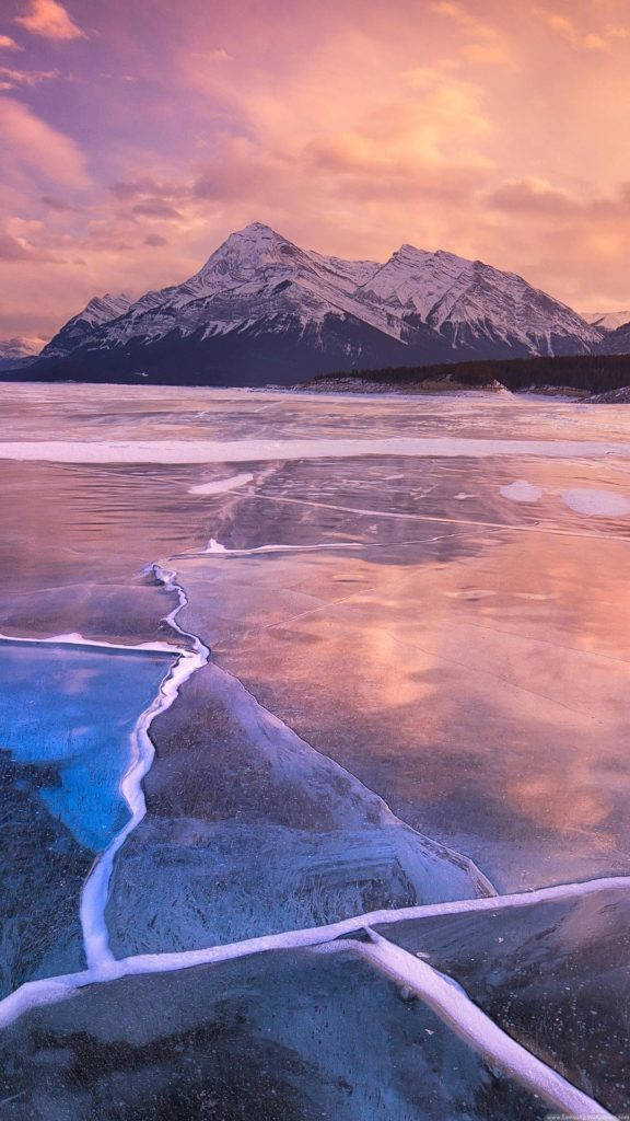 Замръзнало море природа iPhone Тапет