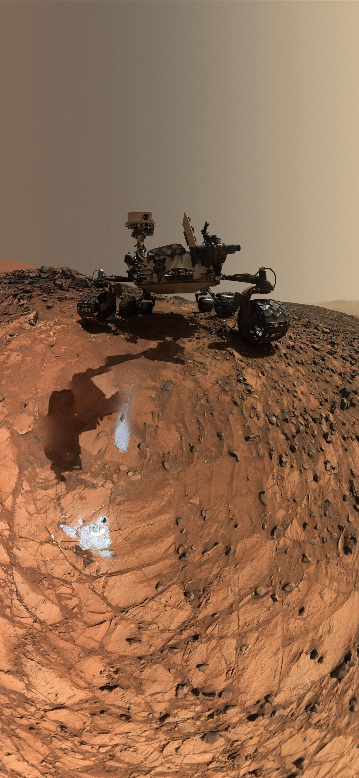 iPhone Curiosity на NASA Тапет