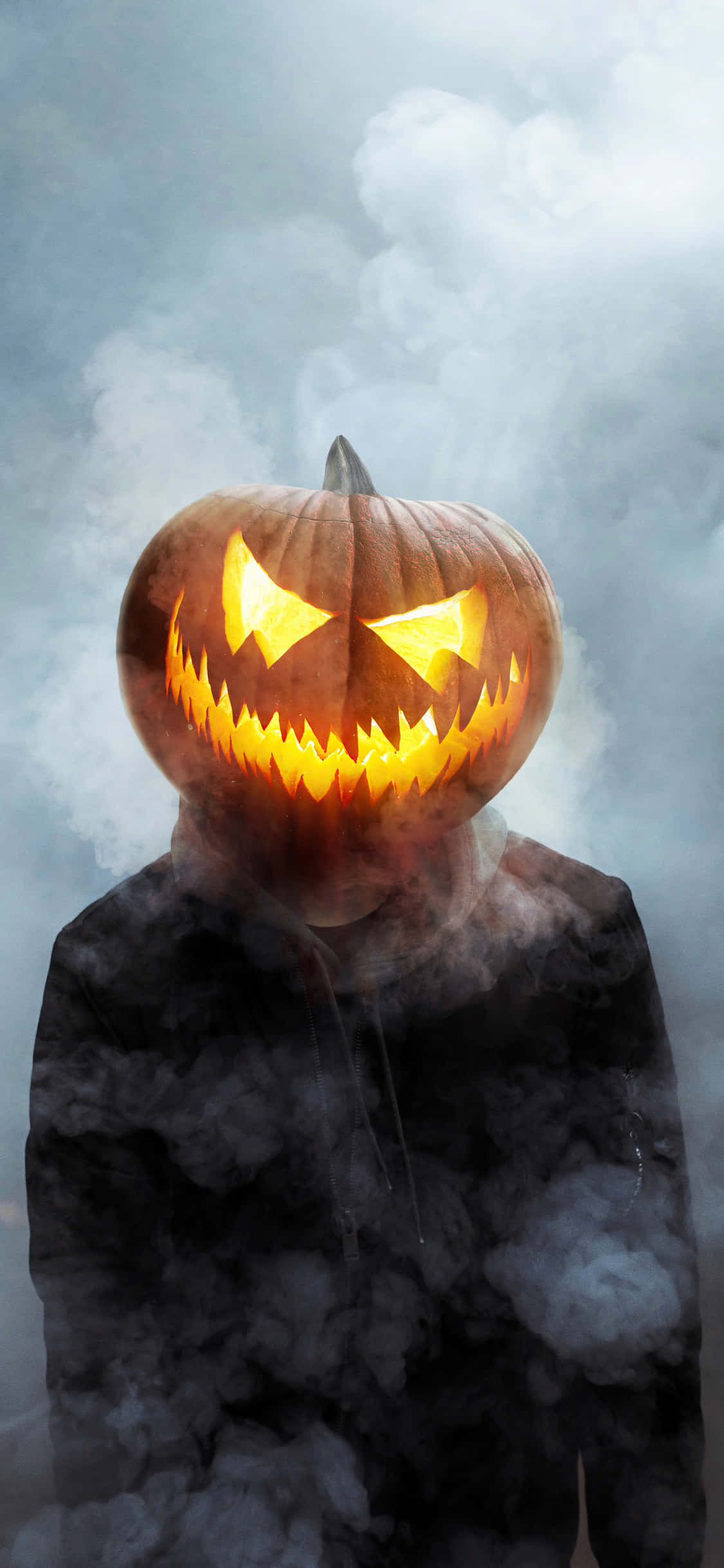 Смеещ тиквеник за iPhone Halloween фон Тапет