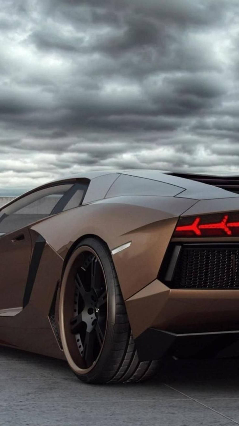 Очарователна снимка за iPhone на Lamborghini Тапет