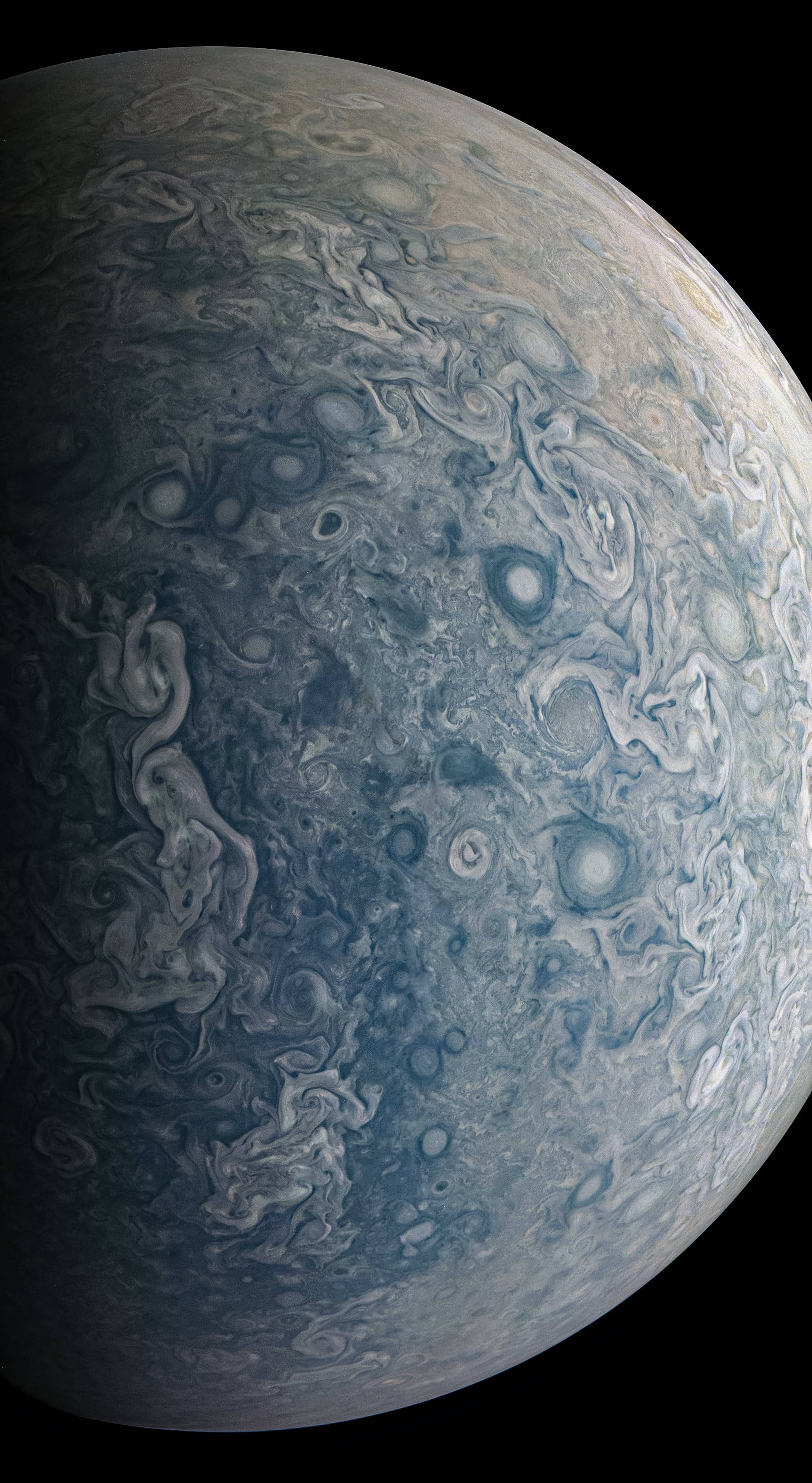 Юпитер с много бури за iPhone от NASA Тапет