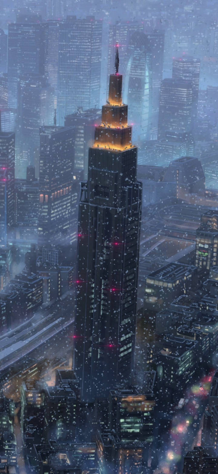 Твоето Име iPhone NTT Docomo Building Тапет