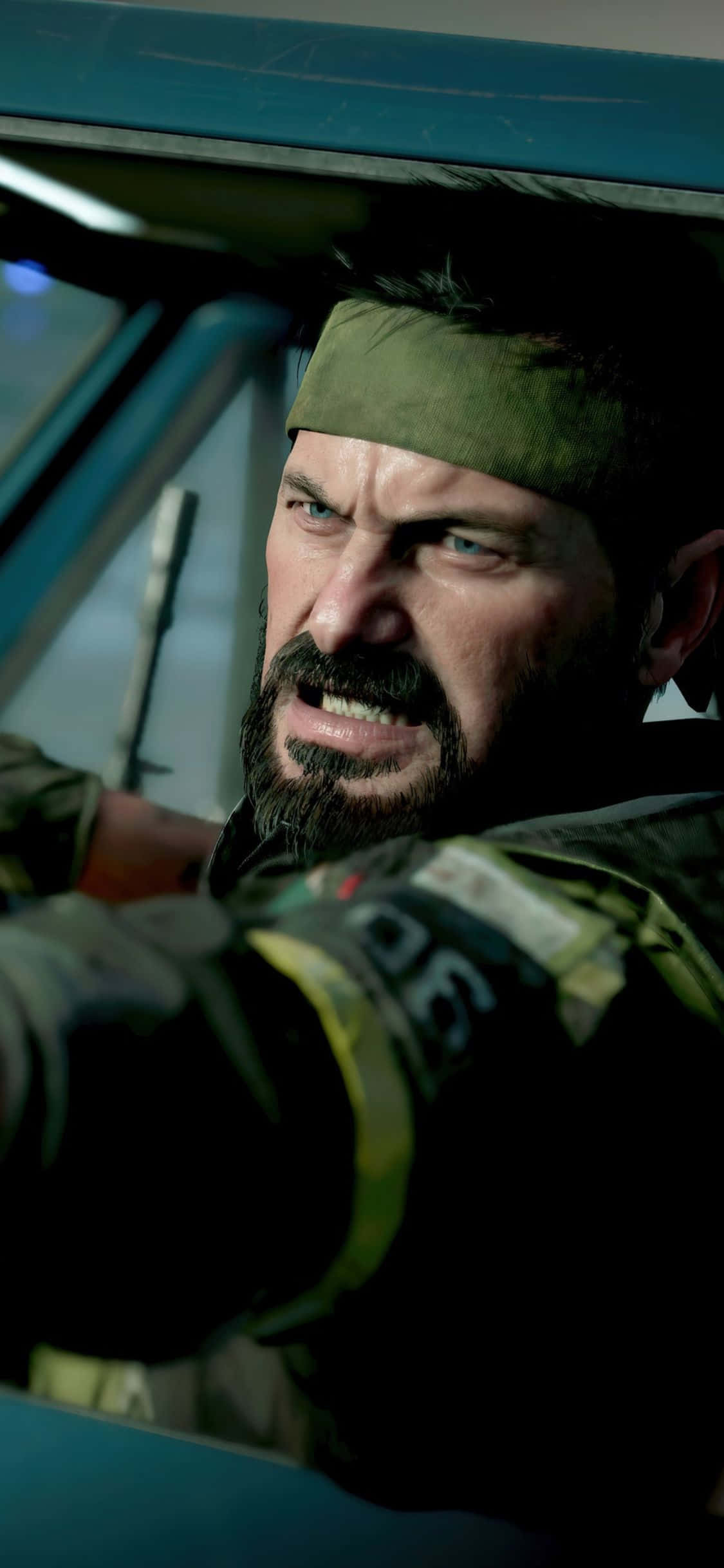iPhone X Call Of Duty Black Ops Cold War Фон Frank Woods Тапет