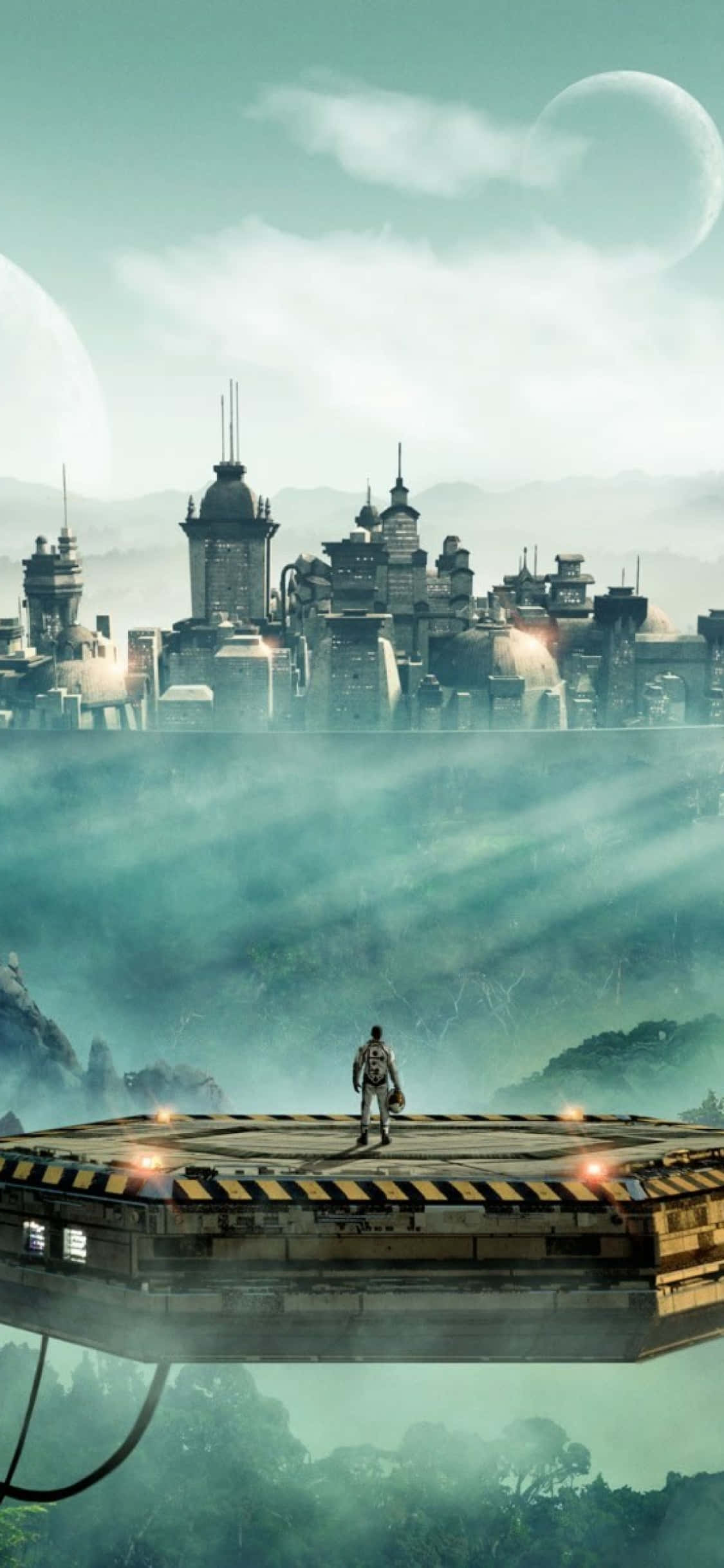 iPhone X Civilization Beyond Earth Фон Плаващ Тапет