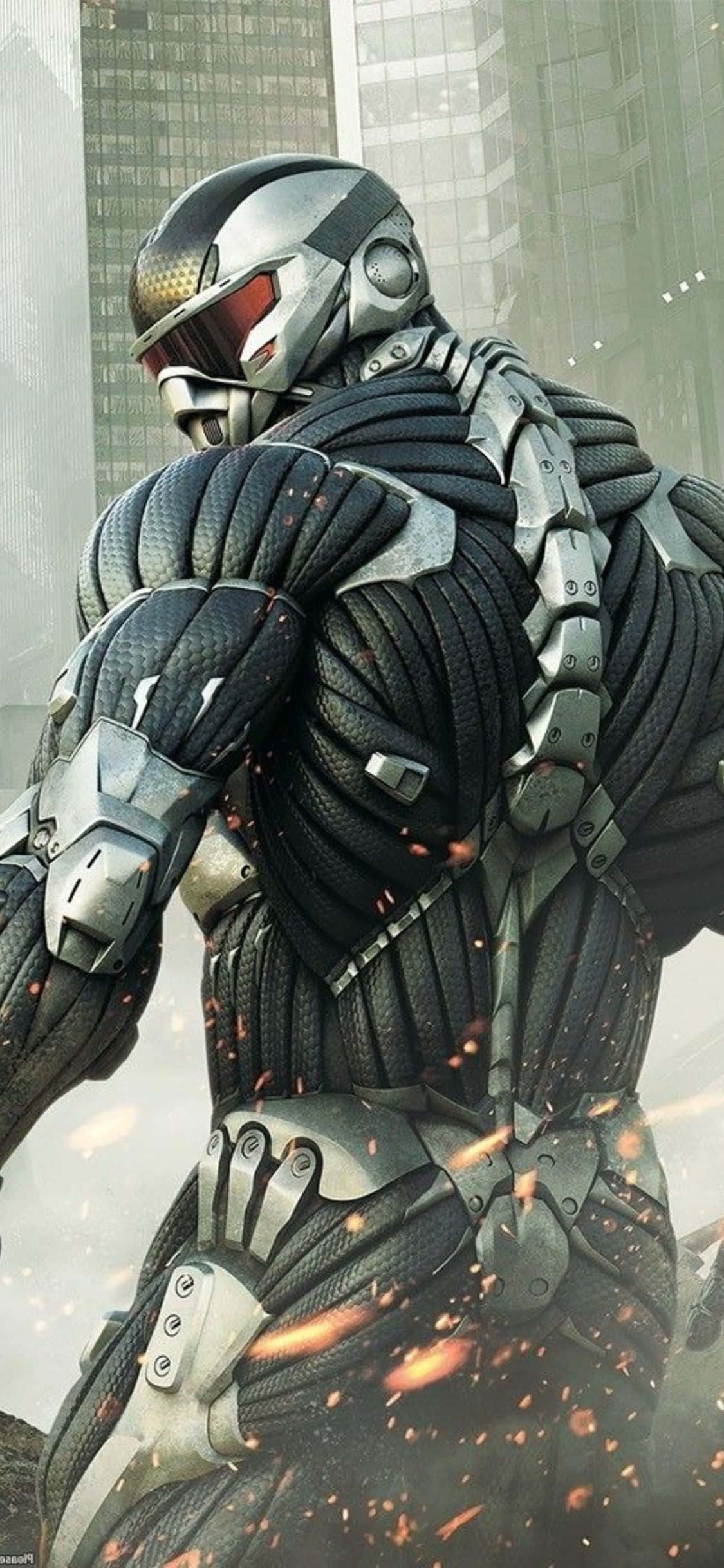 Изследвай Извънземни Светове с iPhone X и Crysis 3 Тапет