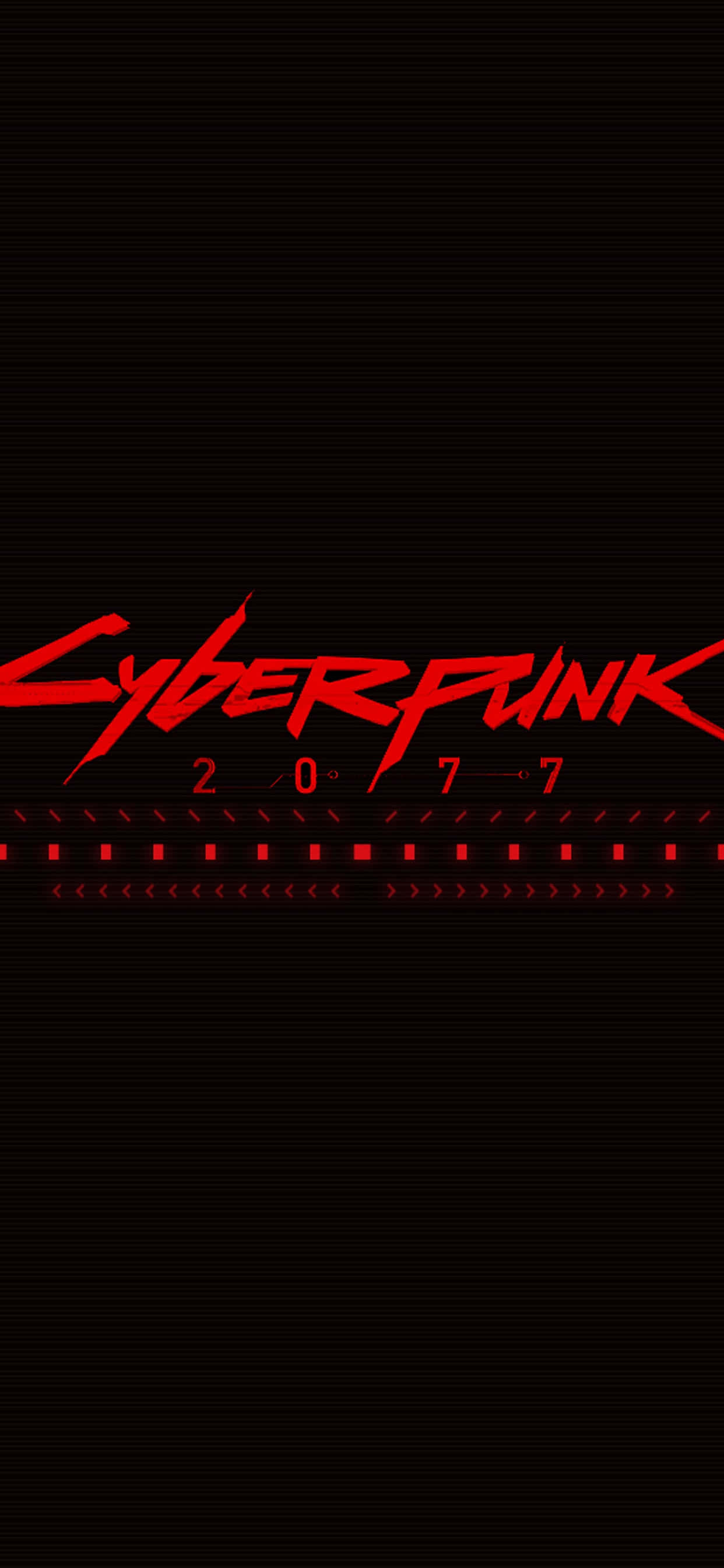 iPhone X Cyberpunk 2077 фон червен постер Тапет