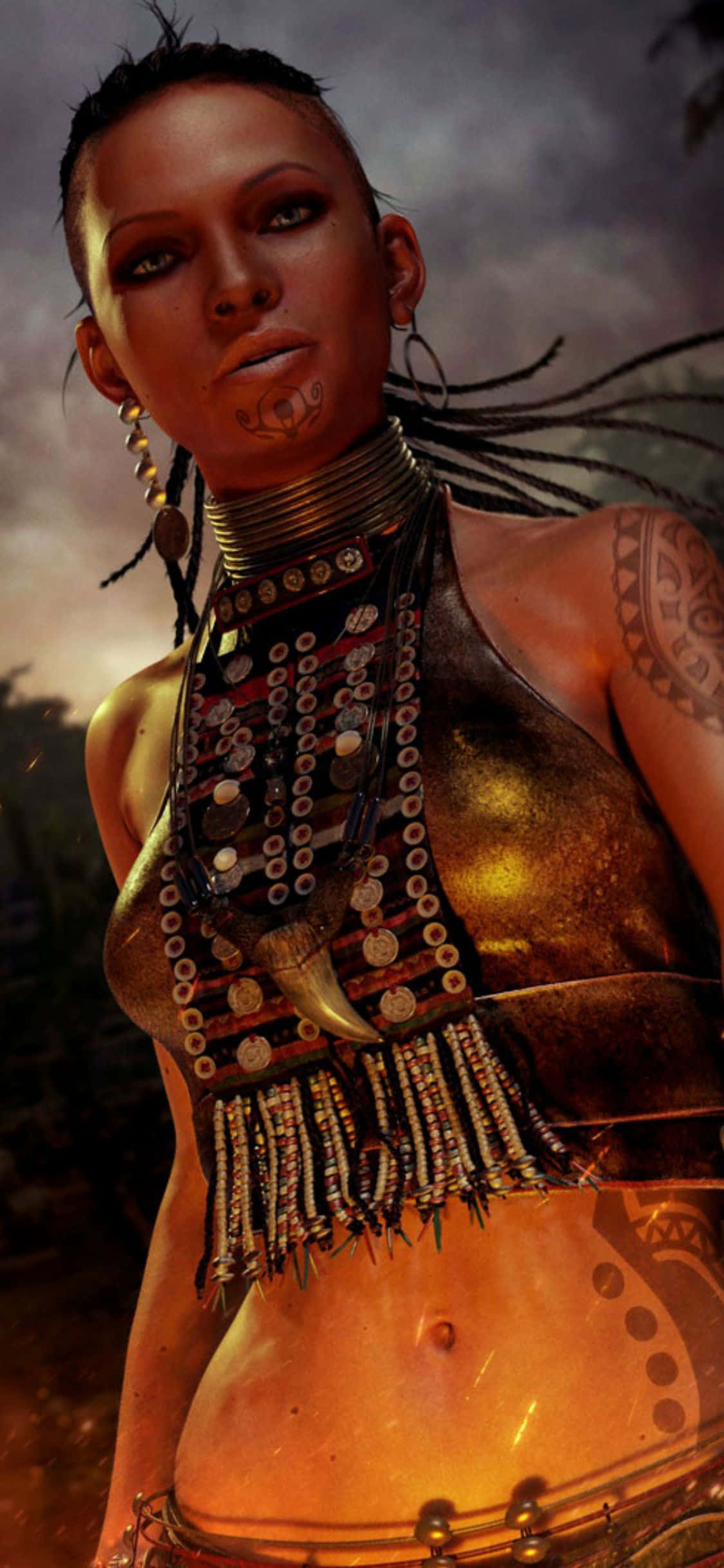 iPhone X Far Cry 3 Citra Montenegro фон Тапет