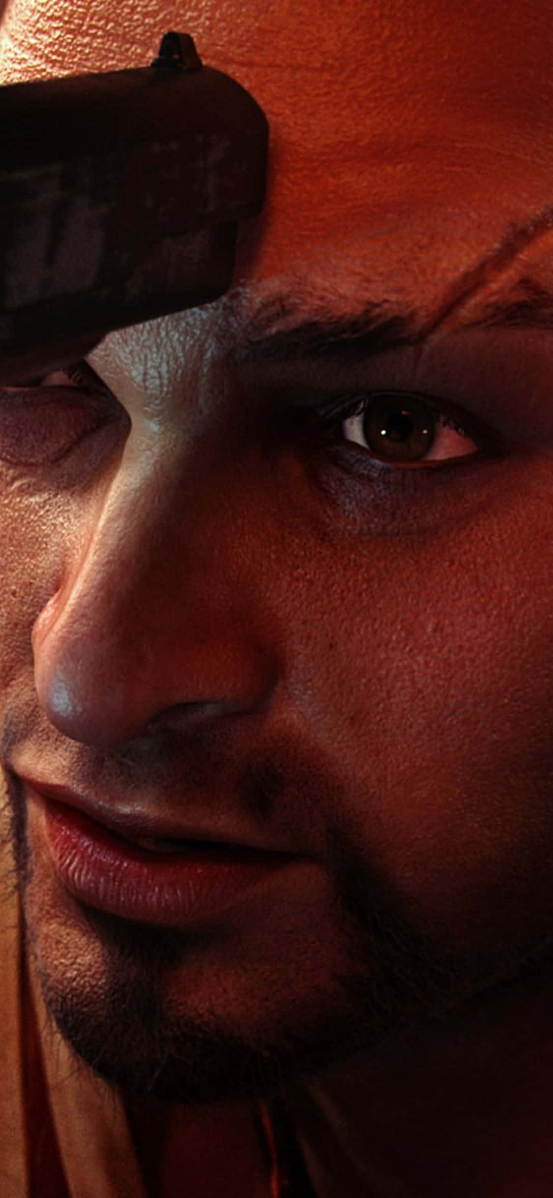 iPhone X Far Cry 3 Vaas Montenegro Пушка Фон Тапет