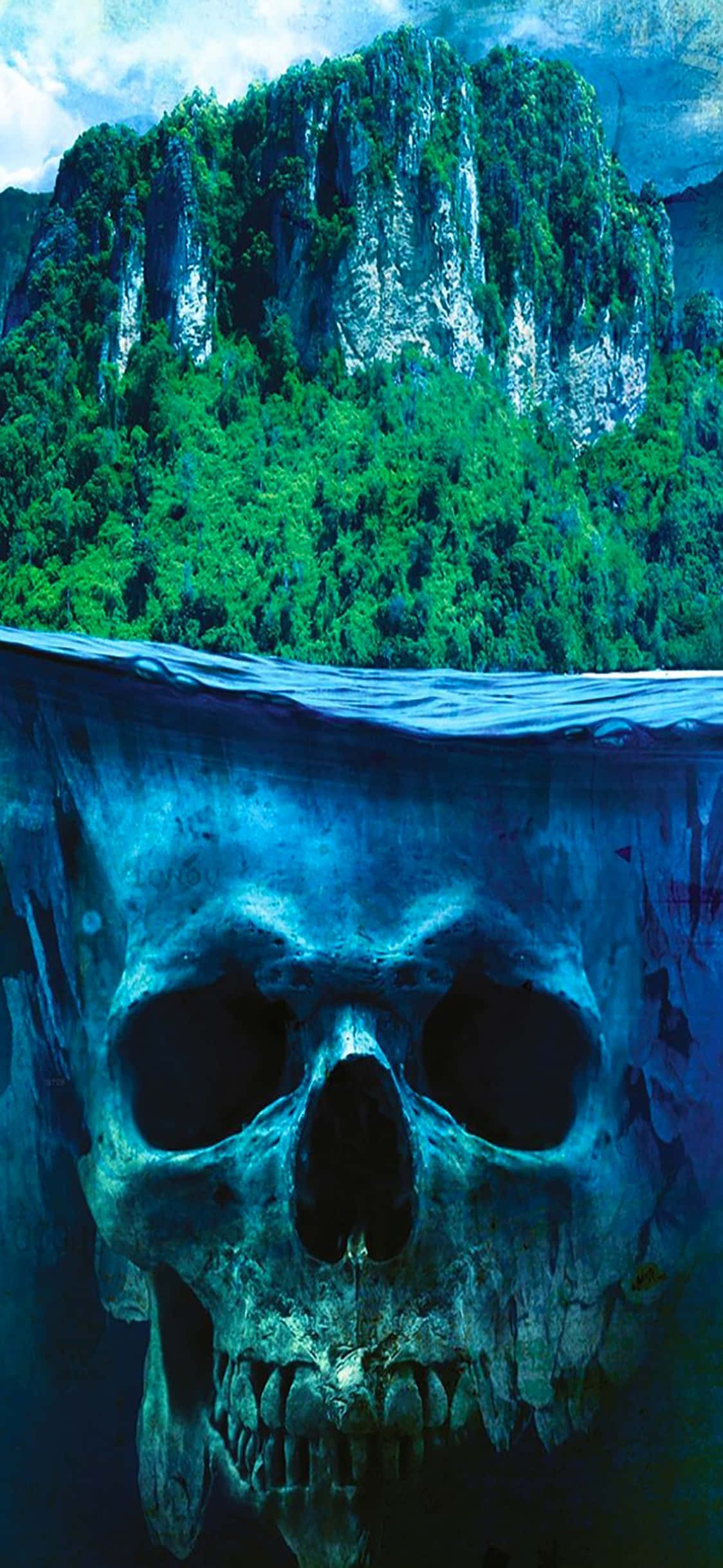 iPhone X Far Cry 3 Rook Islands череп фон Тапет