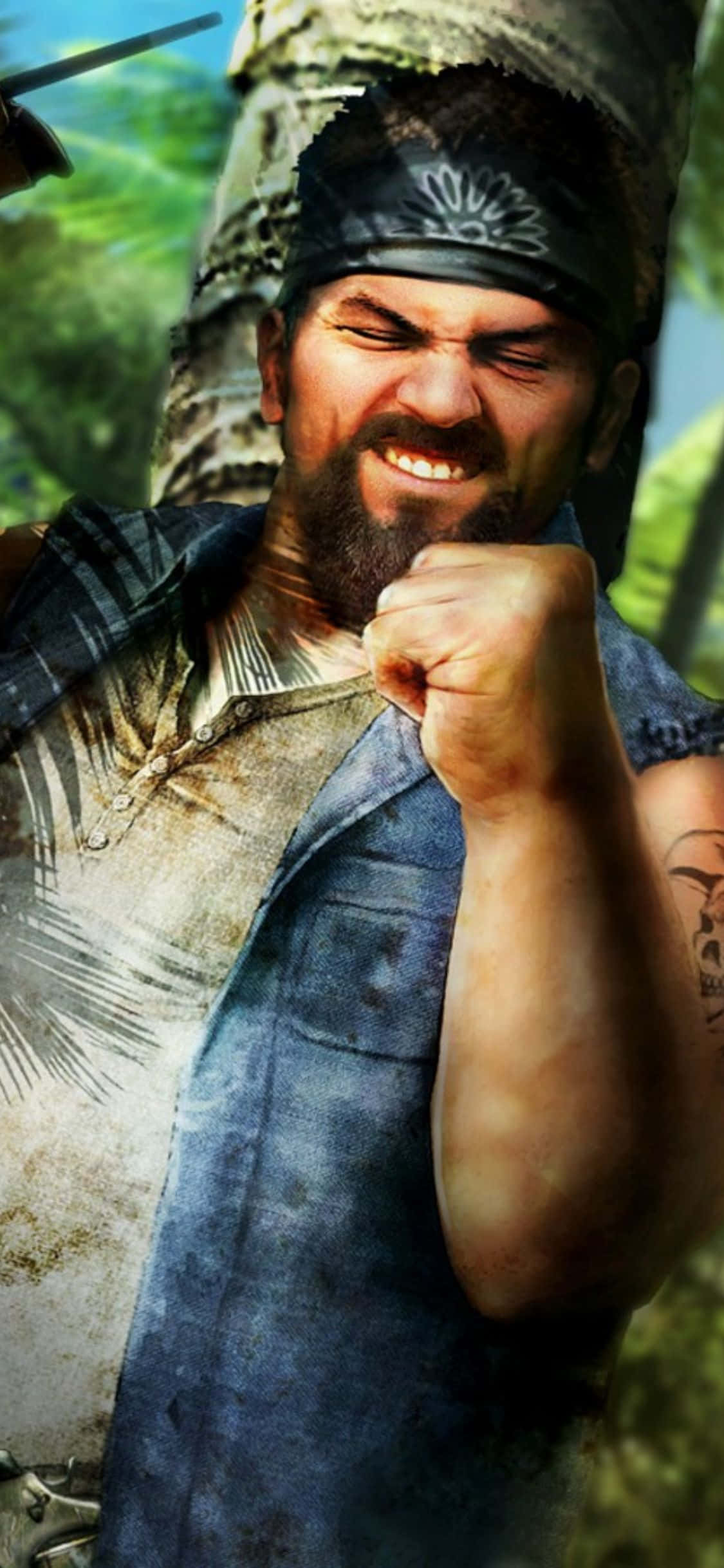 iPhone X Far Cry 3 Hurk Drubman Jr Фон Тапет