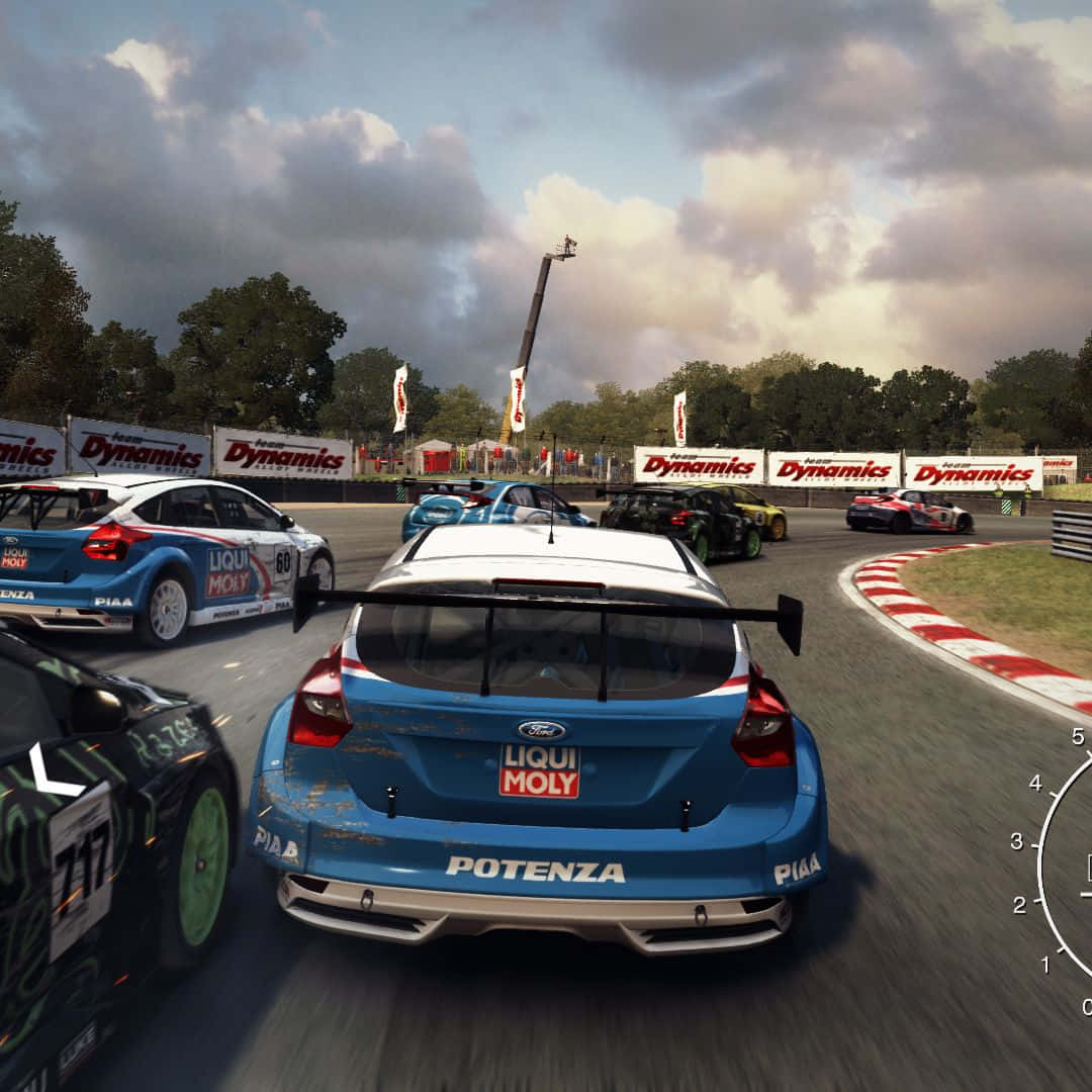 Фон за iPhone X от Grid Autosport с Liqui Moly Тапет