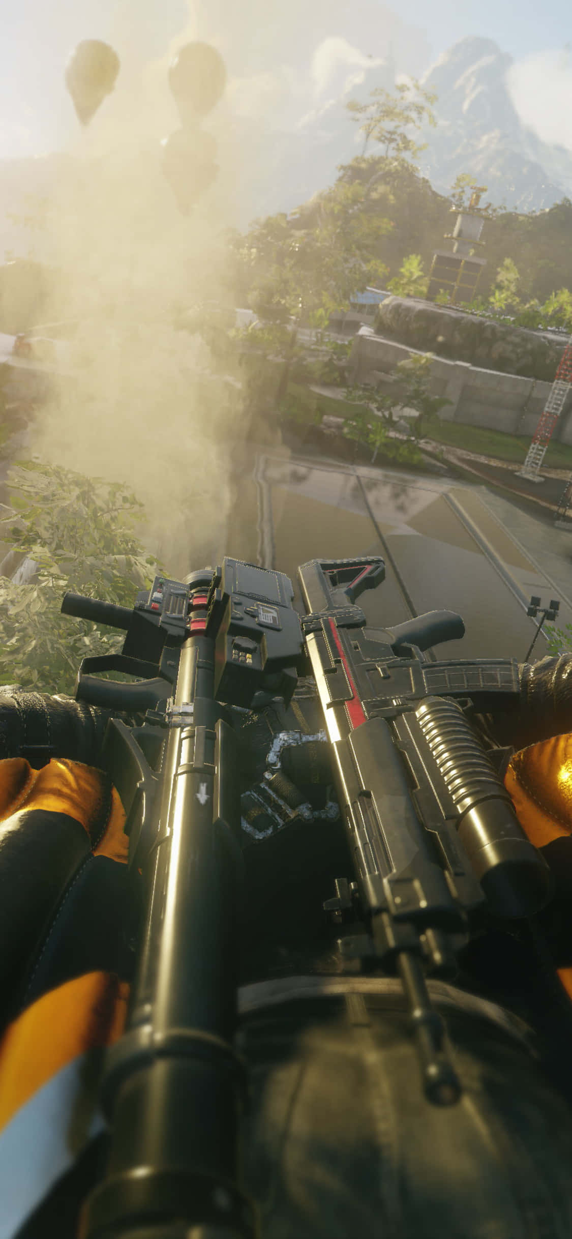 Открийте свят на безкрайни възможности с iPhone X Just Cause 4 Тапет