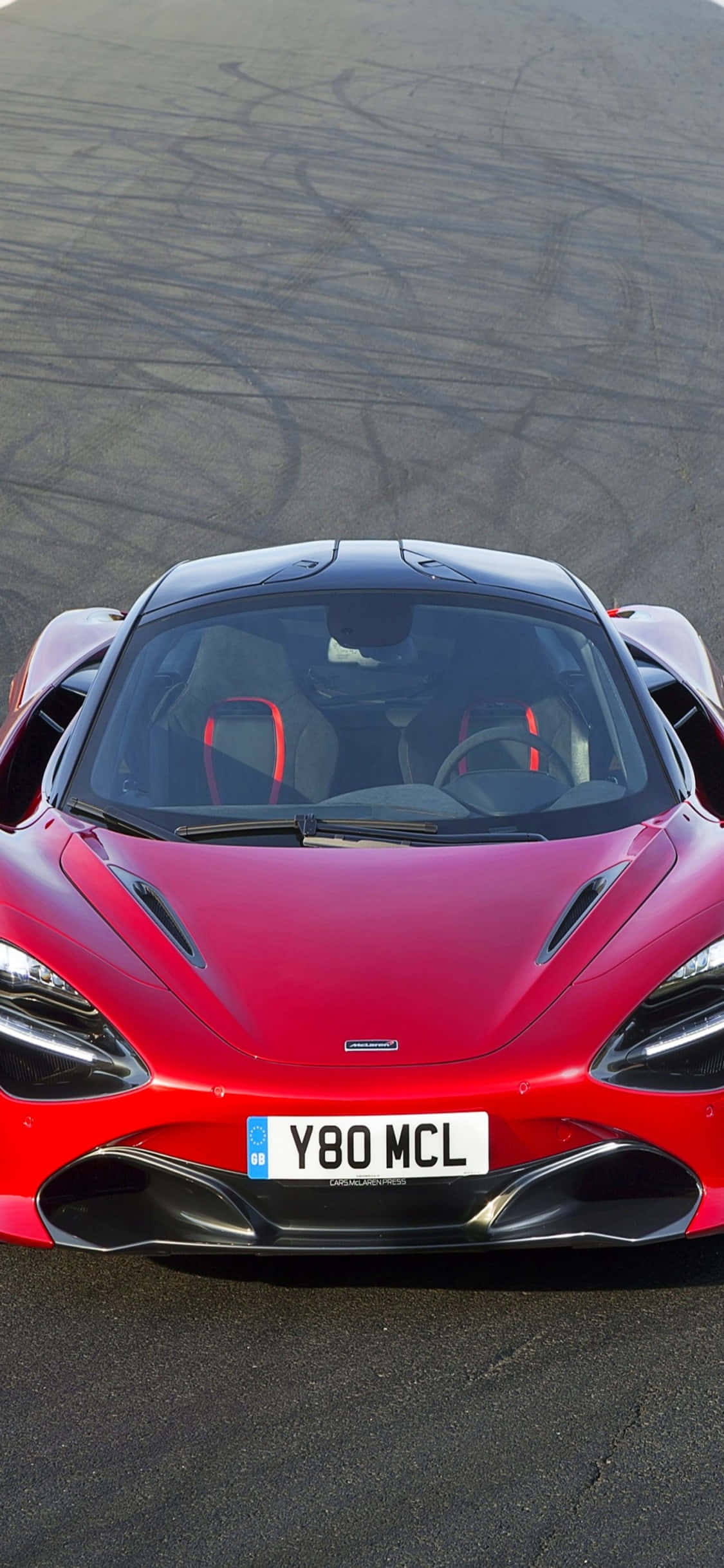 iPhone X Mclaren 720s Eye Socket Фон Тапет