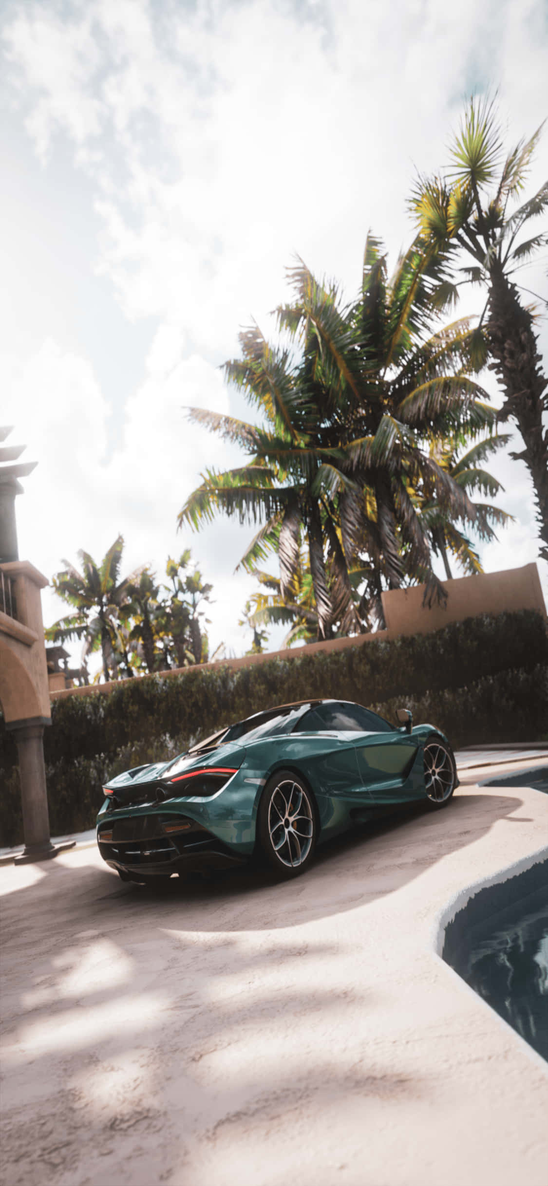 iPhone X McLaren 720S Forza Horizon 5 Фон Тапет
